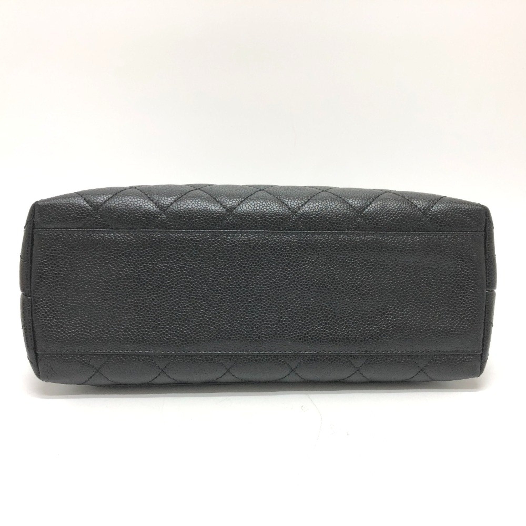 Chanel Black Leather Handbag (Pre-Owned)