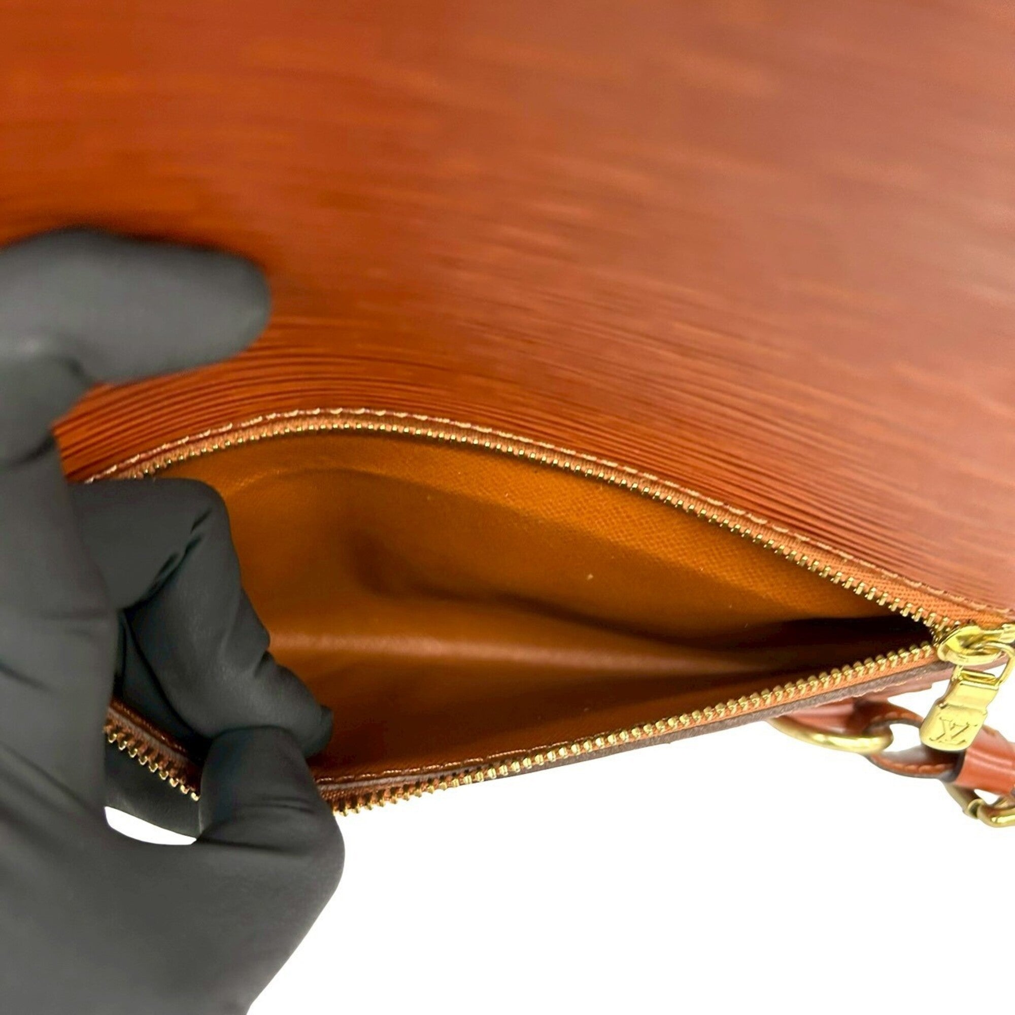 Louis Vuitton Brown Leather Backpack (Pre-Owned)