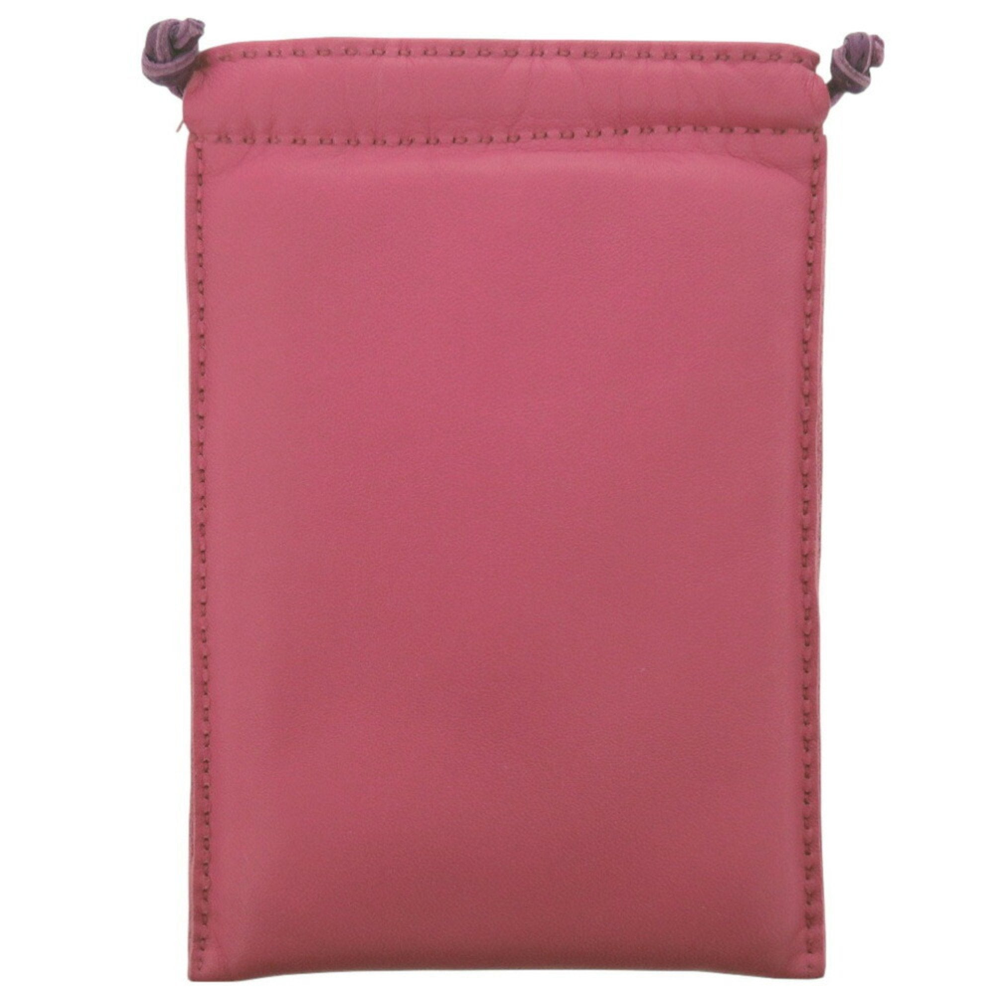 Hermes Pink Agneau Milo Pouch (Pre-Owned)