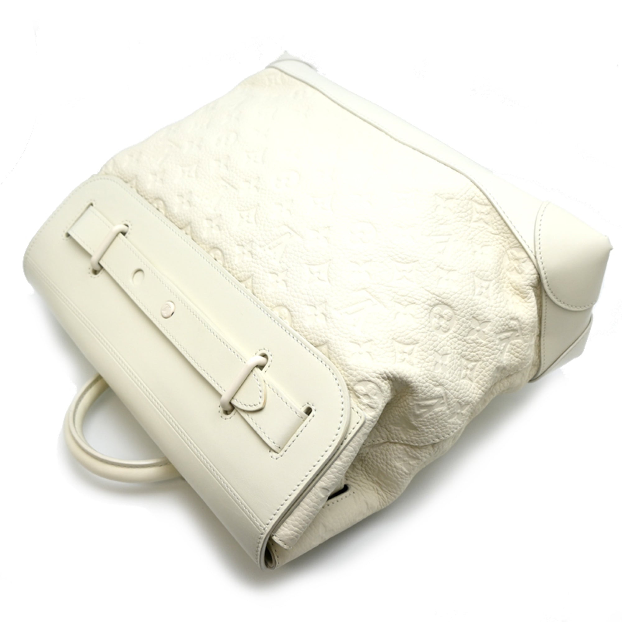 Louis Vuitton Blanc White Monogram Empreinte Shoulder Bag (Pre-Owned)