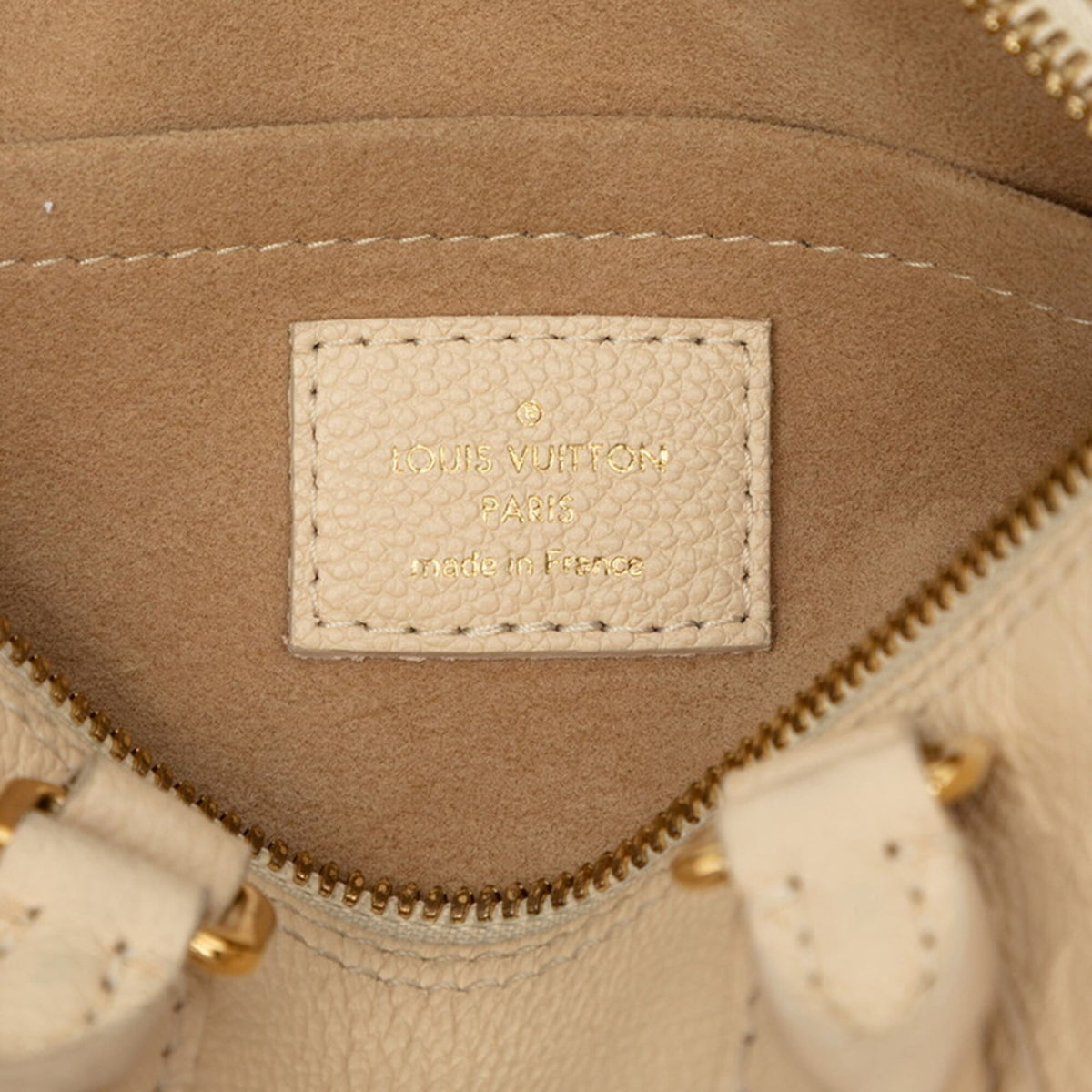 Louis Vuitton Ivory Leather Handbag Pouch Shoulder Bag (Pre-Owned)