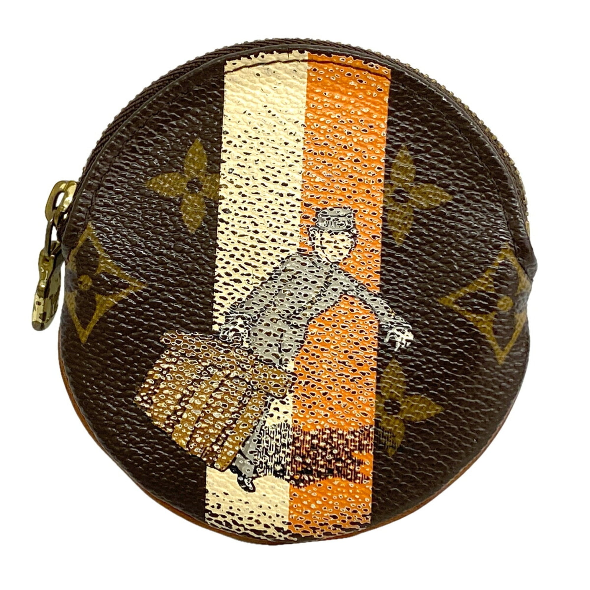 Louis Vuitton Orange Coin Purse/Coin Case (Pre-Owned)