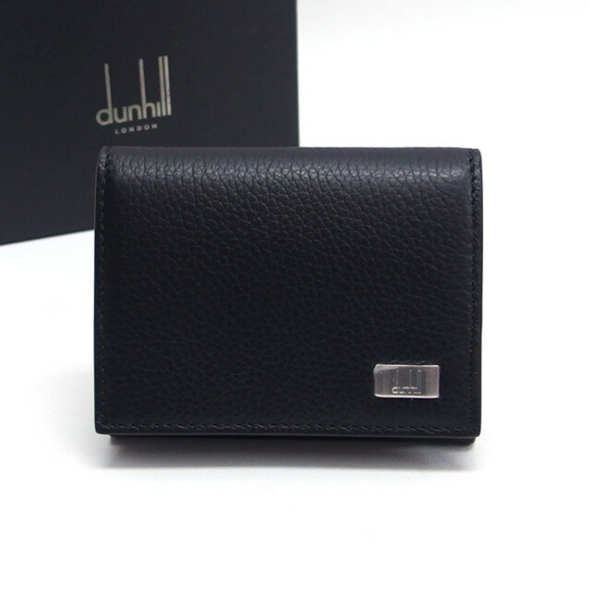 Dunhill Black Leather Coin Purse/Coin Case (Pre-Owned)