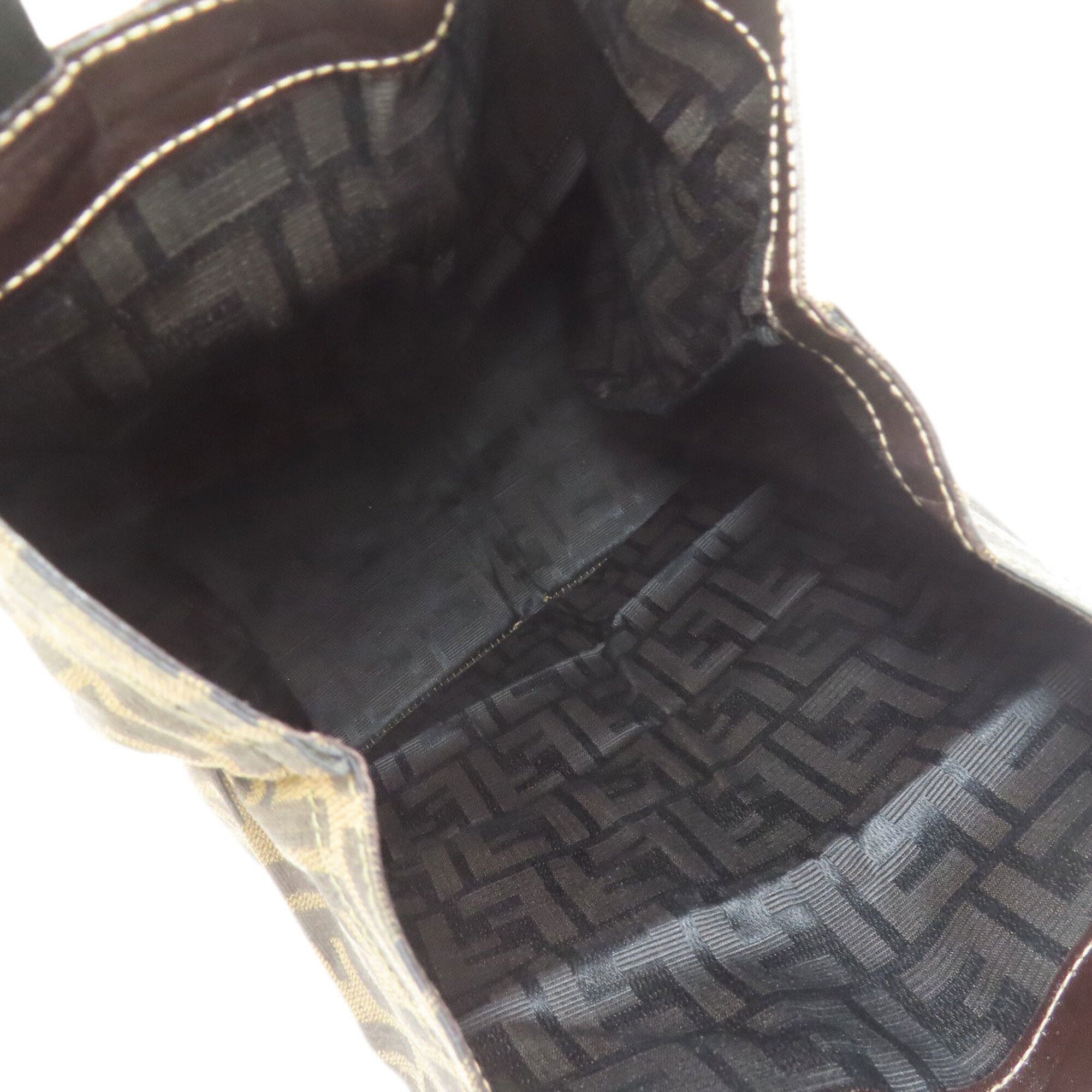 Fendi Brown Canvas Eco-Bag Tote Bag (Pre-Owned)