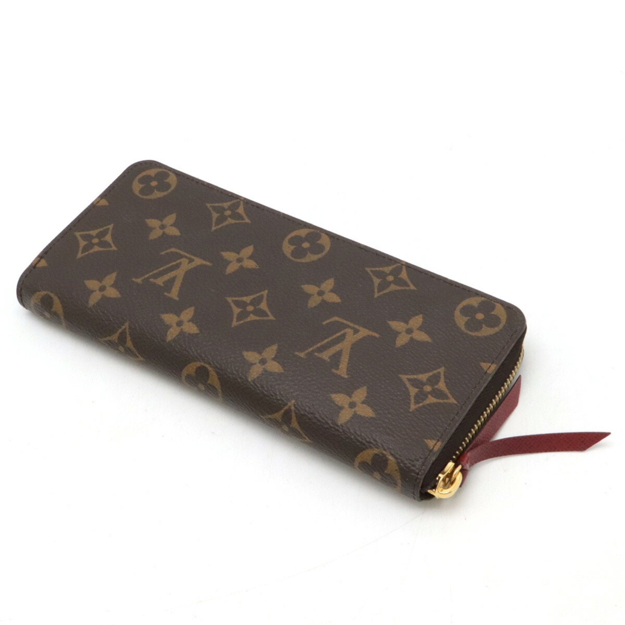 Louis Vuitton Brown Fuchsia Monogram Monogram Wallet (Bi-Fold) (Pre-Owned)