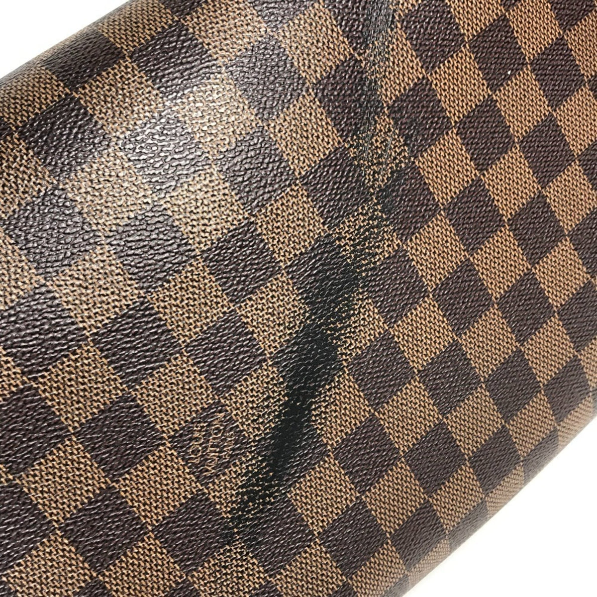 Louis Vuitton Brown Ebene Damier Canvas Boston Bag Handbag Tote Bag (Pre-Owned)