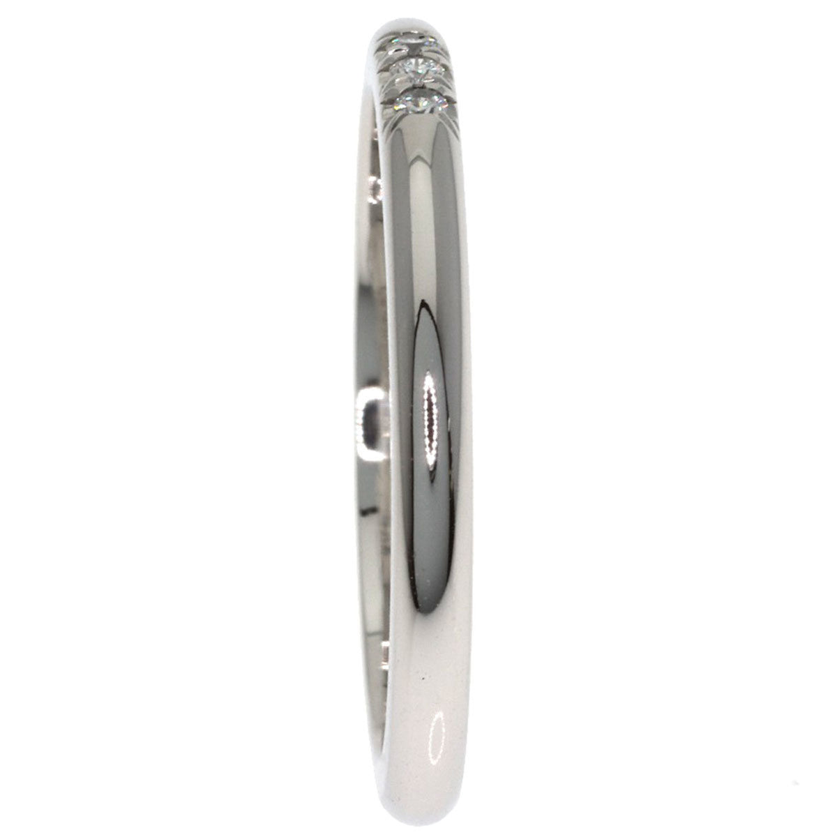 Tiffany Silver Platinum 950 Band Ring (Pre-Owned)