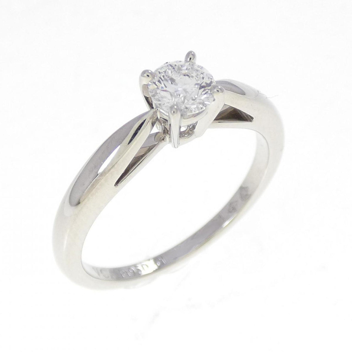 Van Cleef & Arpels Platinum 950 Band Ring (Pre-Owned)