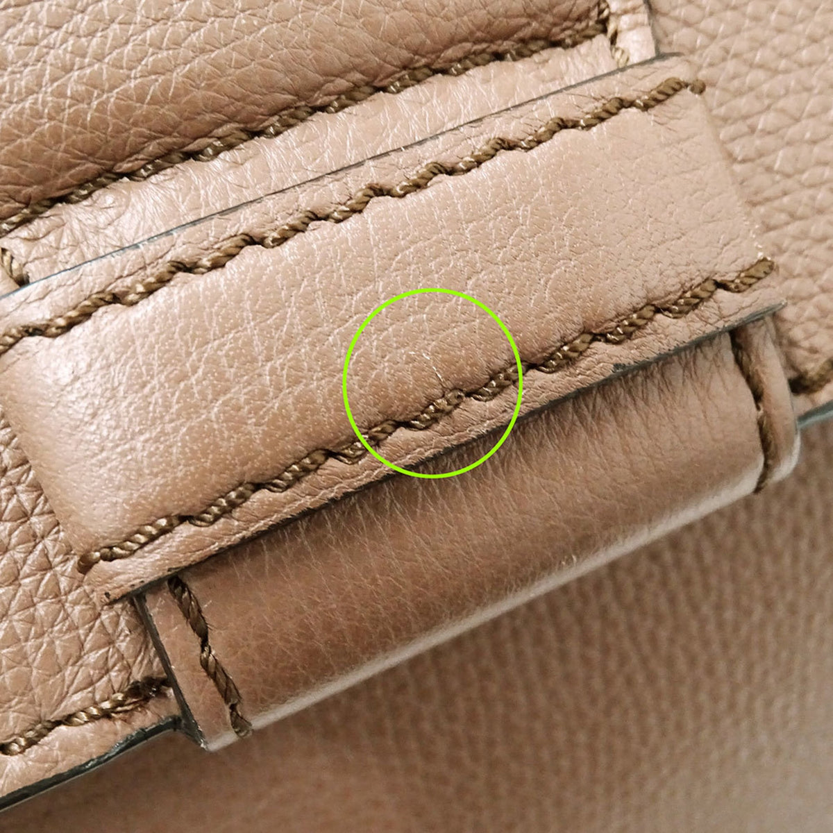 Burberry Brown Leather Handbag Shoulder Bag (Pre-Owned)