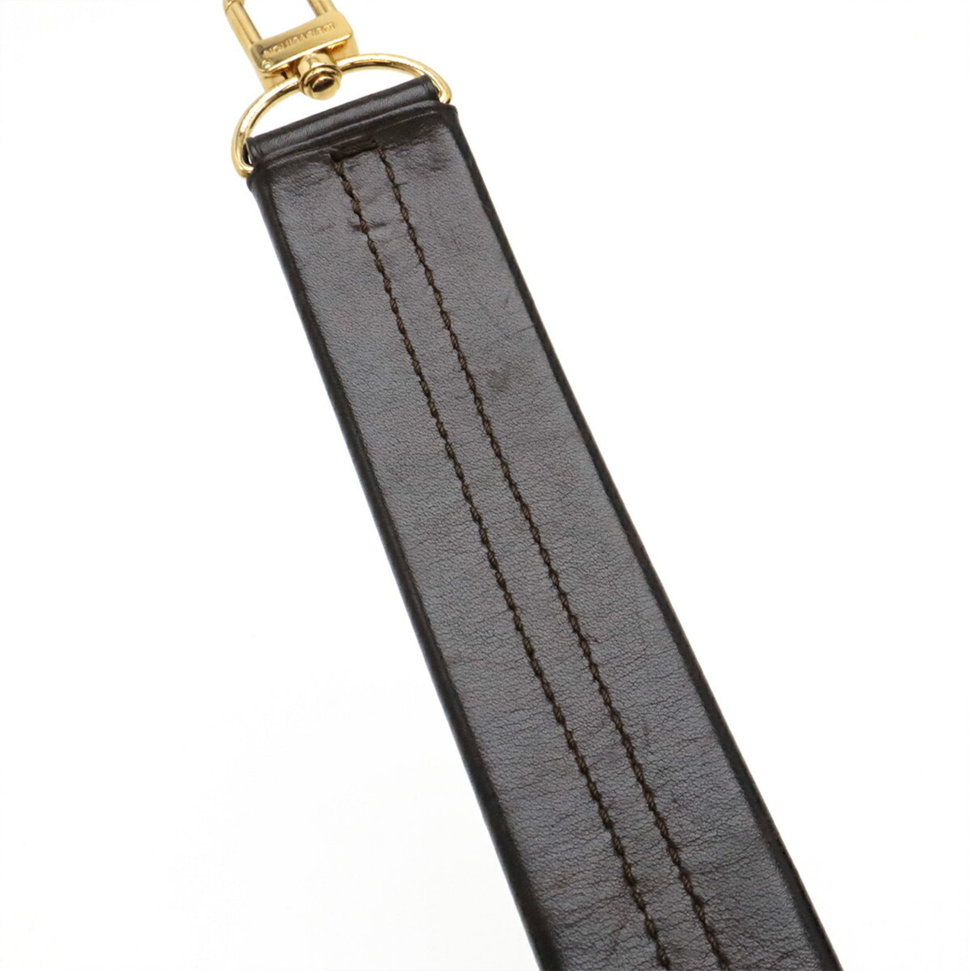Louis Vuitton Noir Mahina Leather Leather Handbag Pouch Shoulder Bag (Pre-Owned)