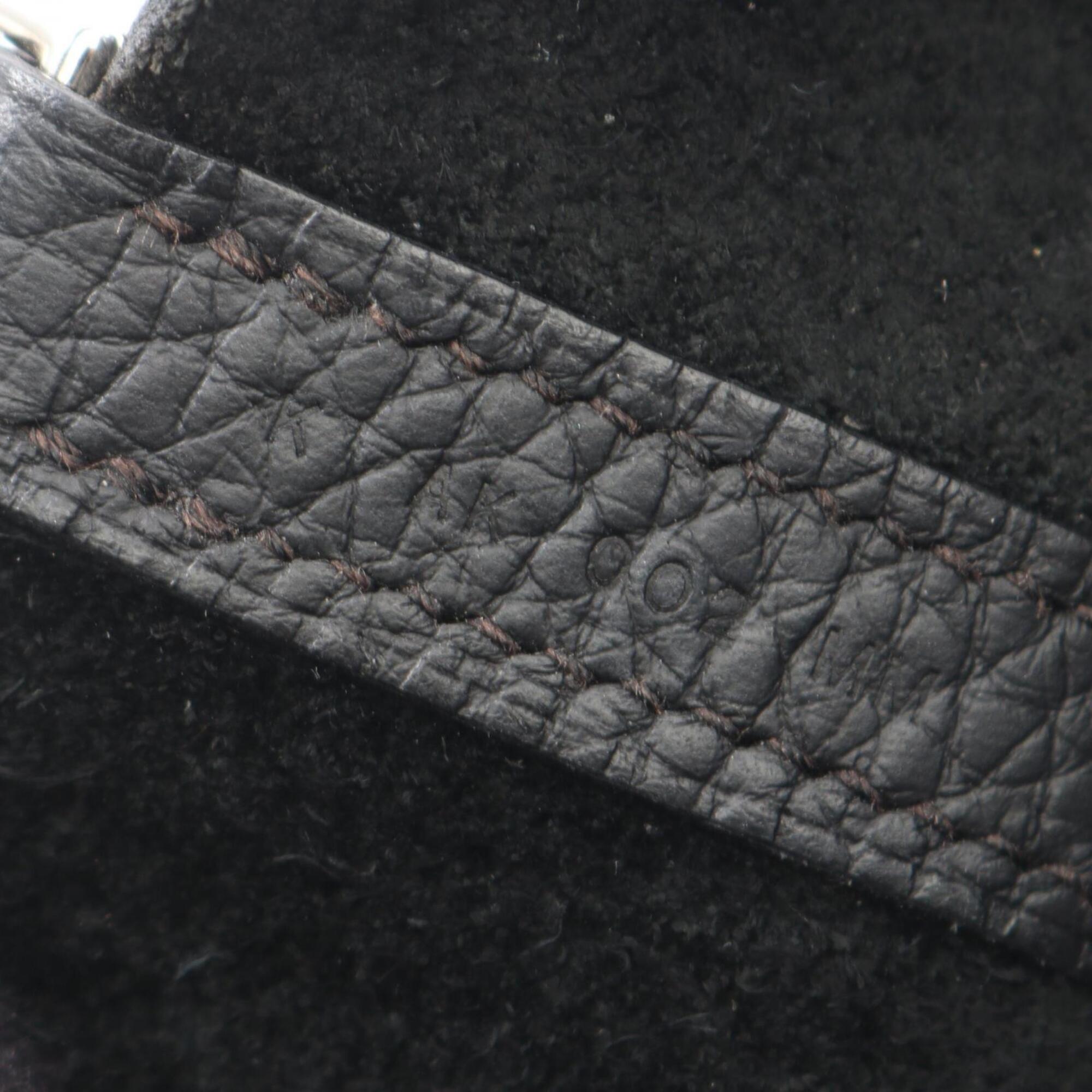 Hermes Black Taurillon Clemence Leather Leather Handbag (Pre-Owned)