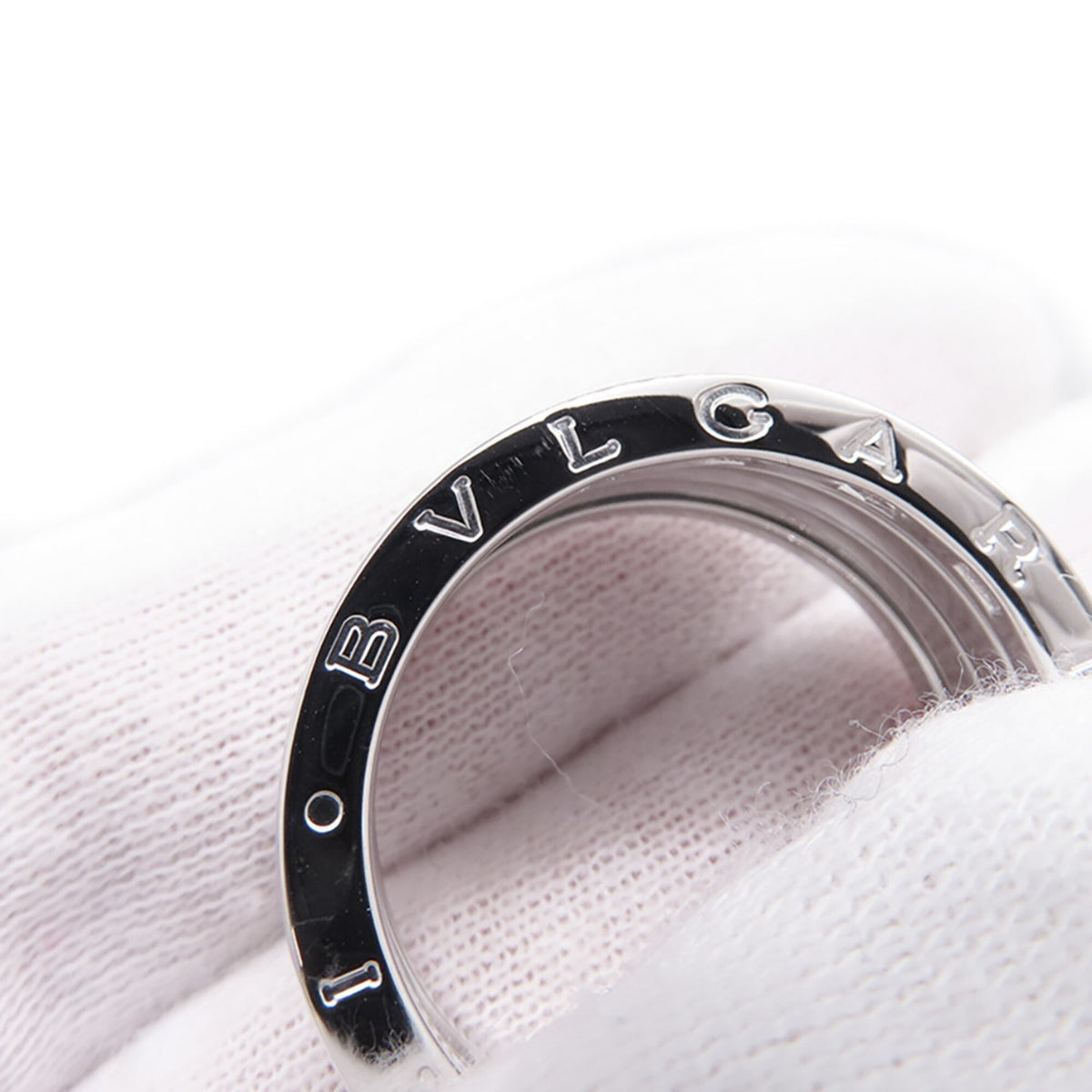 Bvlgari White Gold (18K) Band Ring (Pre-Owned)