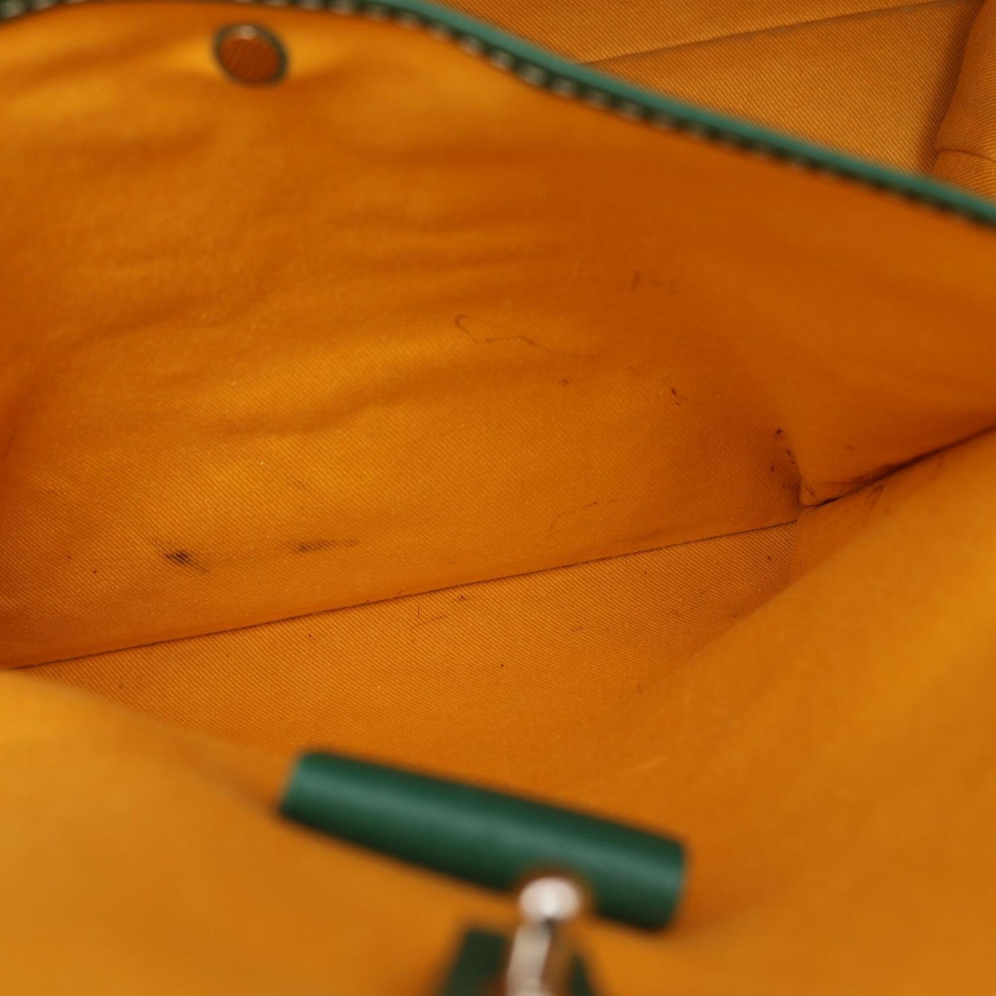 Goyard Green Multi-Color Coated Canvas Handbag Tote Bag (Pre-Owned)