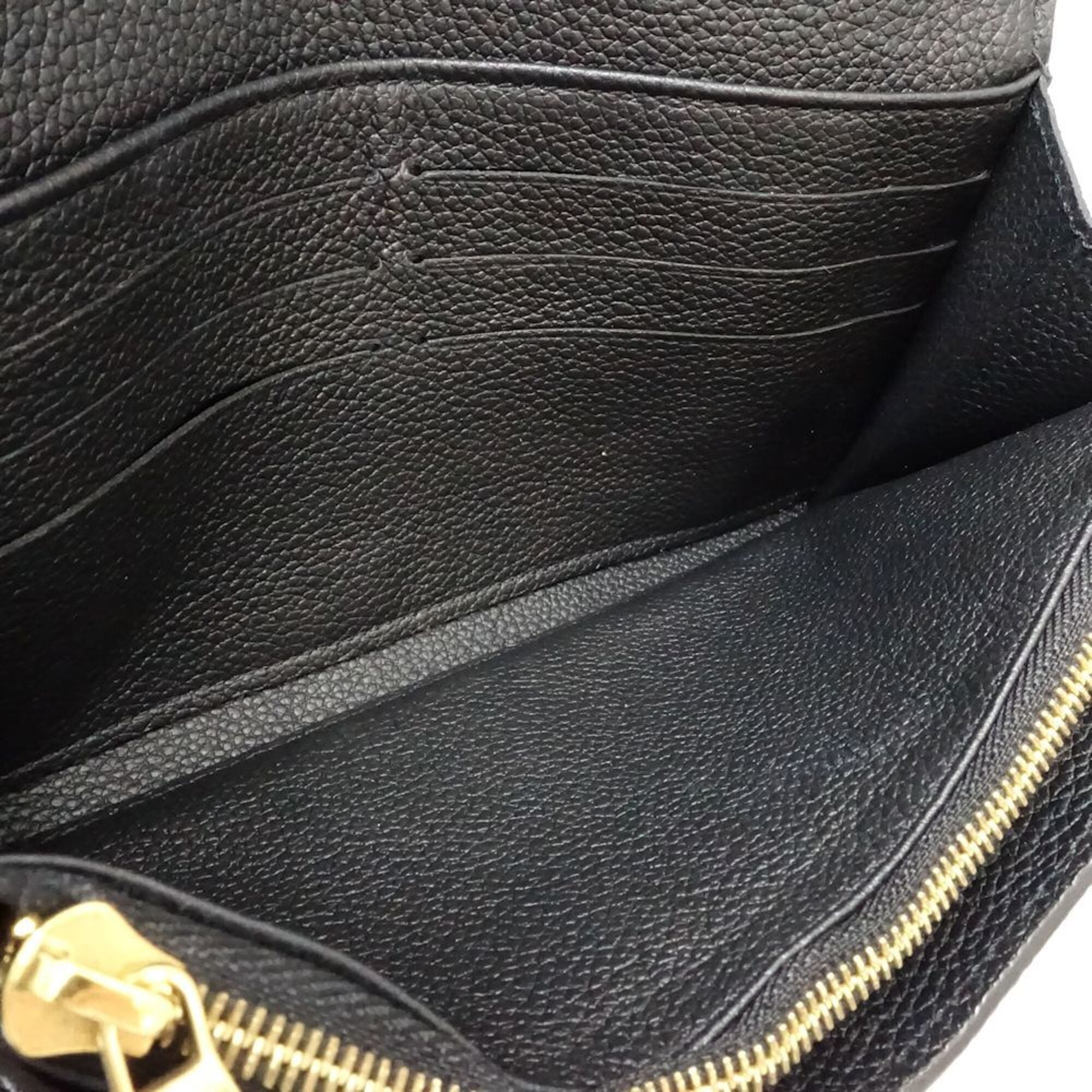 Louis Vuitton Noir Monogram Empreinte Long Wallet (Bi-Fold) (Pre-Owned)