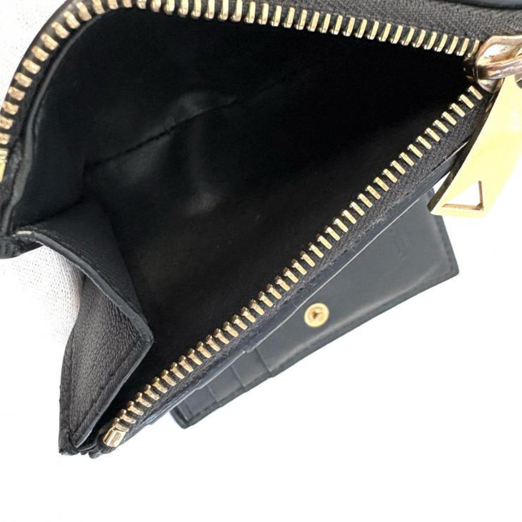 Bottega Veneta Black Intrecciato Wallet (Bi-Fold) (Pre-Owned)
