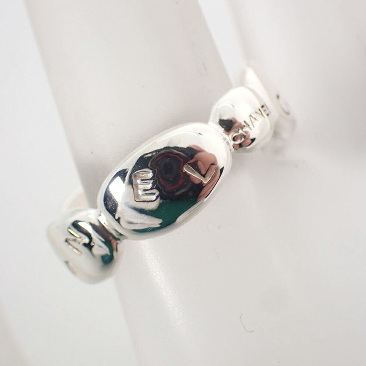 Chanel Sterling Silver 925 Band Ring (Pre-Owned)