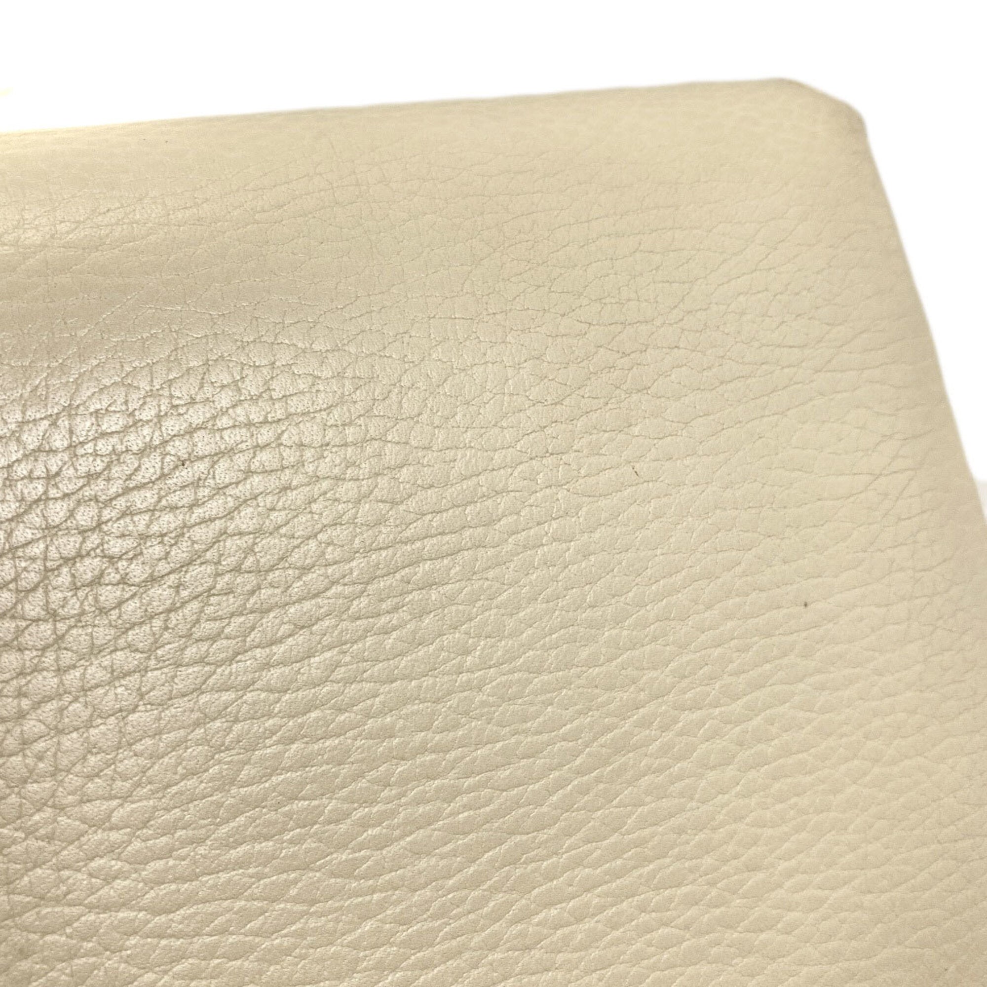Gucci Ivory Leather Shoulder Bag (Pre-Owned)