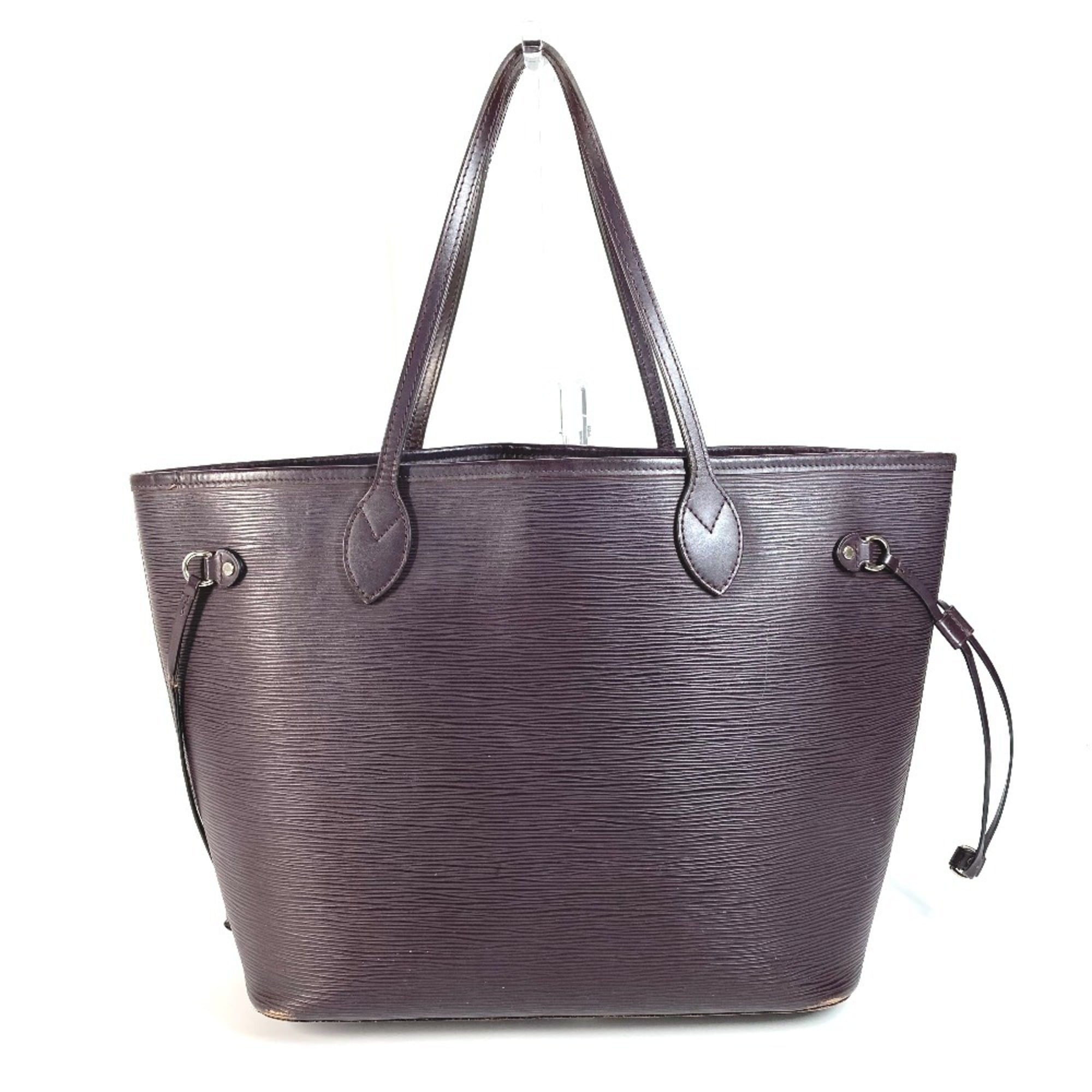 Louis Vuitton Purple Quetsche Epi Leather Shoulder Bag Tote Bag (Pre-Owned)