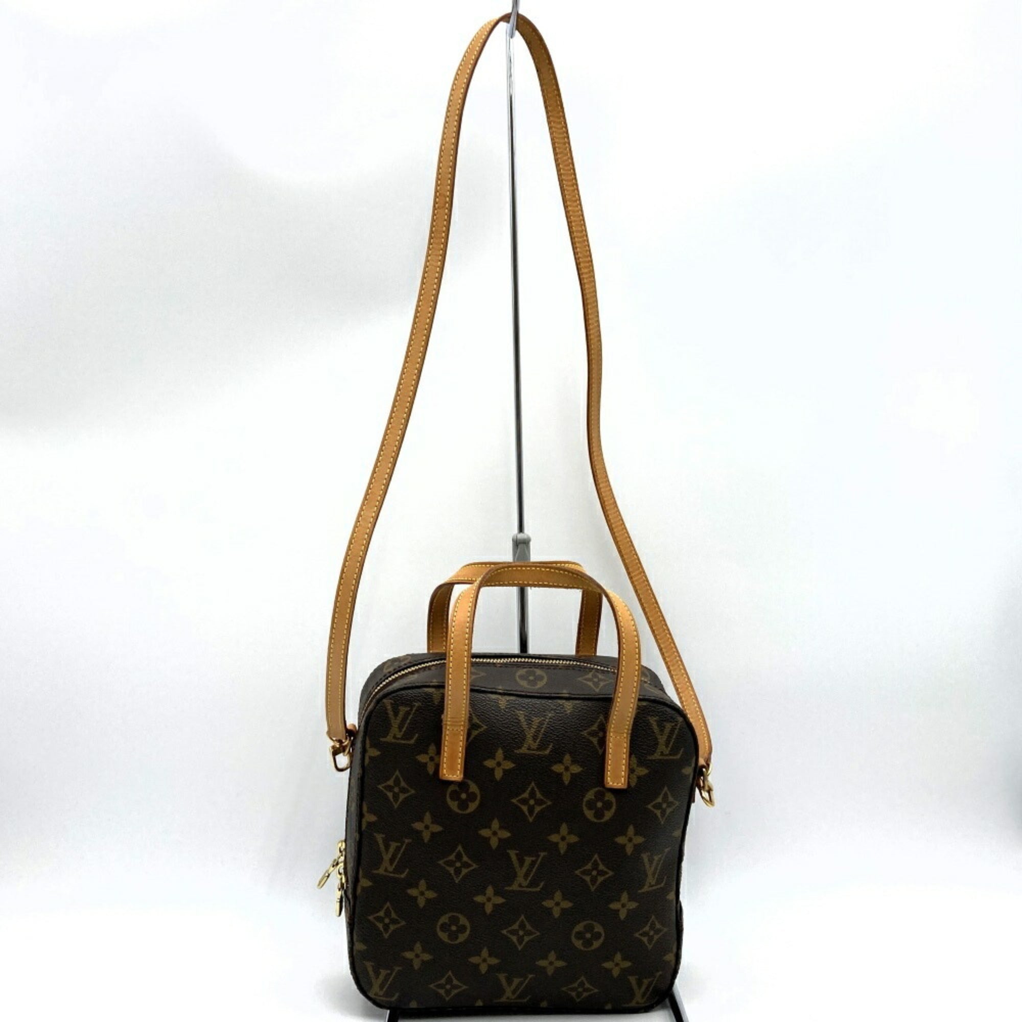 Louis Vuitton Brown Monogram Handbag Shoulder Bag (Pre-Owned)