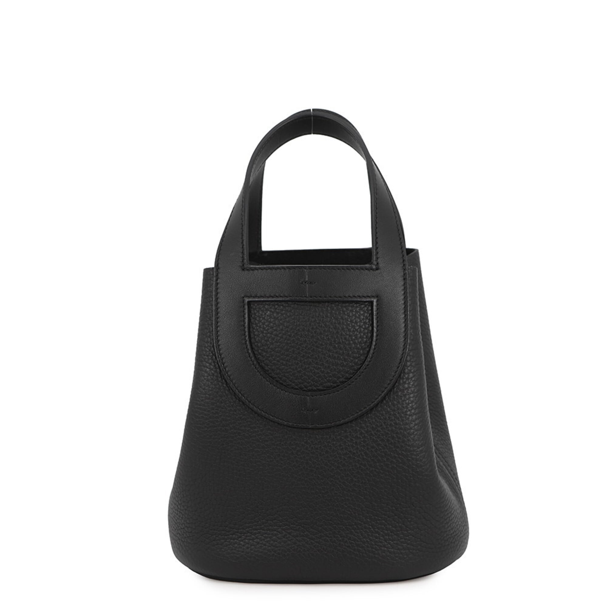 Hermes Black Taurillon Clemence Leather Swift Leather Tote Bag (Pre-Owned)