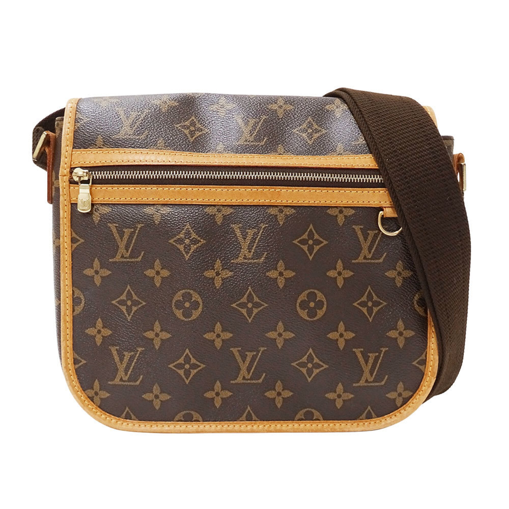 Louis Vuitton Brown Monogram Canvas Messenger Bag Shoulder Bag (Pre-Owned)