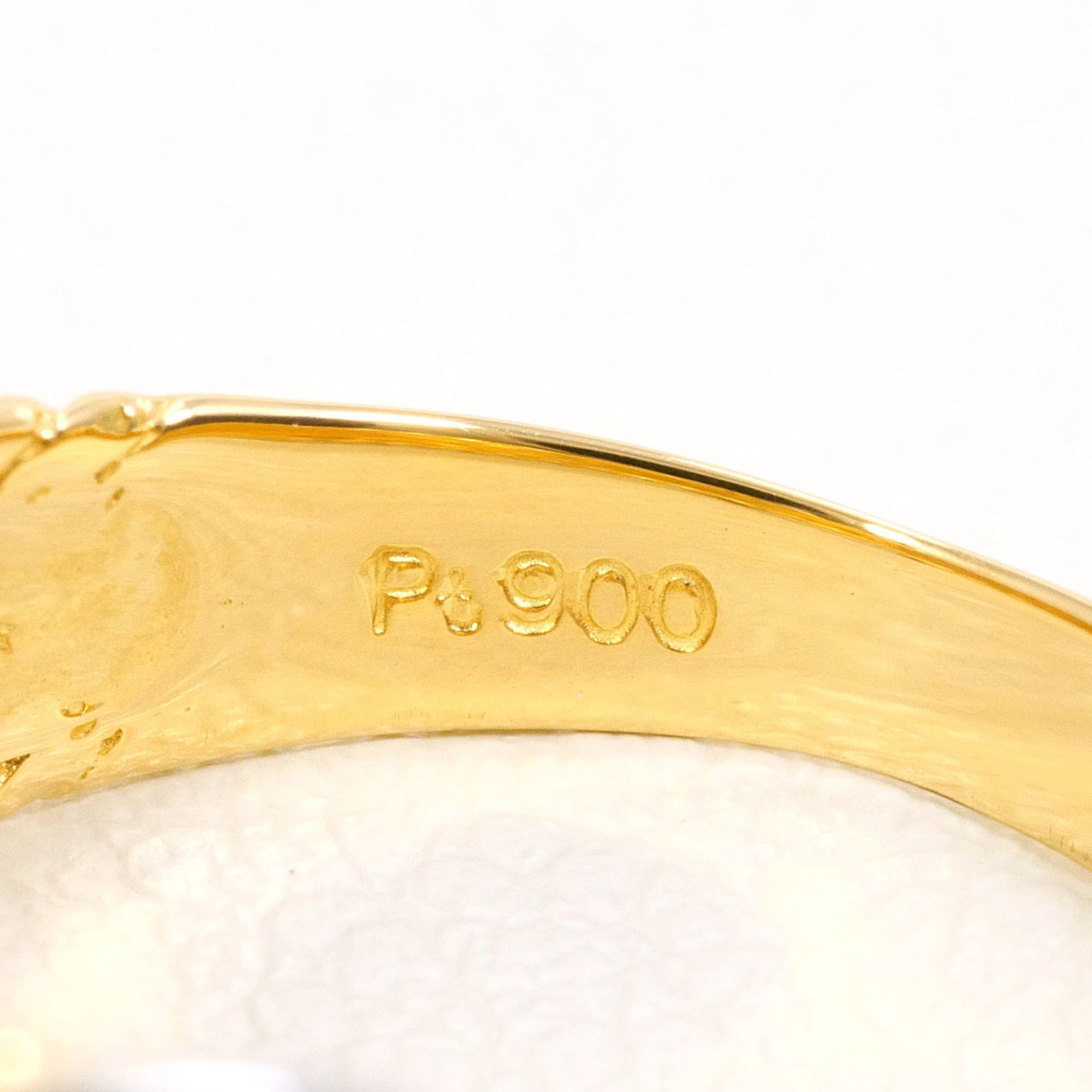 Unbranded Platinum Yellow Gold Yellow Gold (18K) Platinum 900 Band Ring (Pre-Owned)