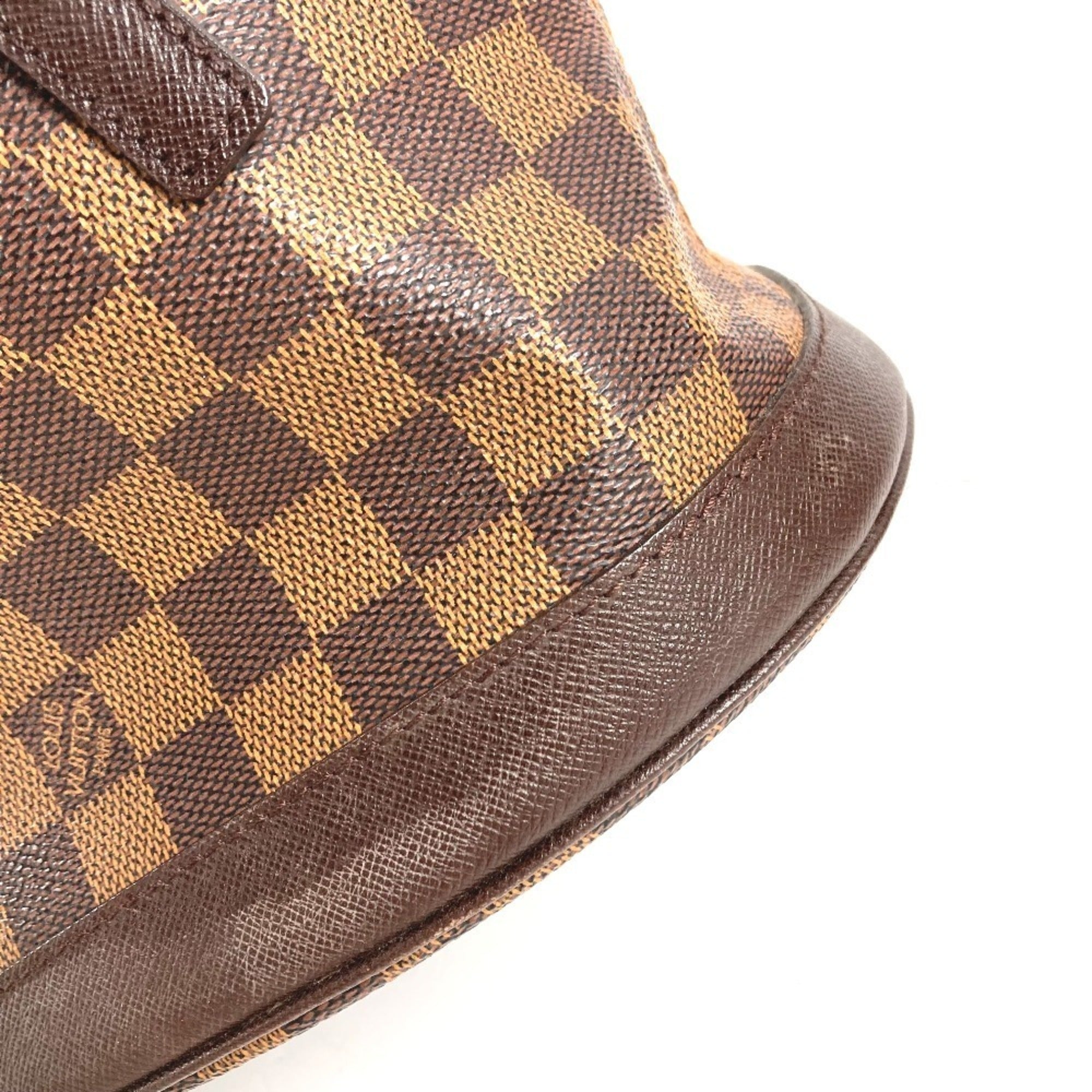 Louis Vuitton Brown Ebene Damier Canvas Shoulder Bag Tote Bag (Pre-Owned)