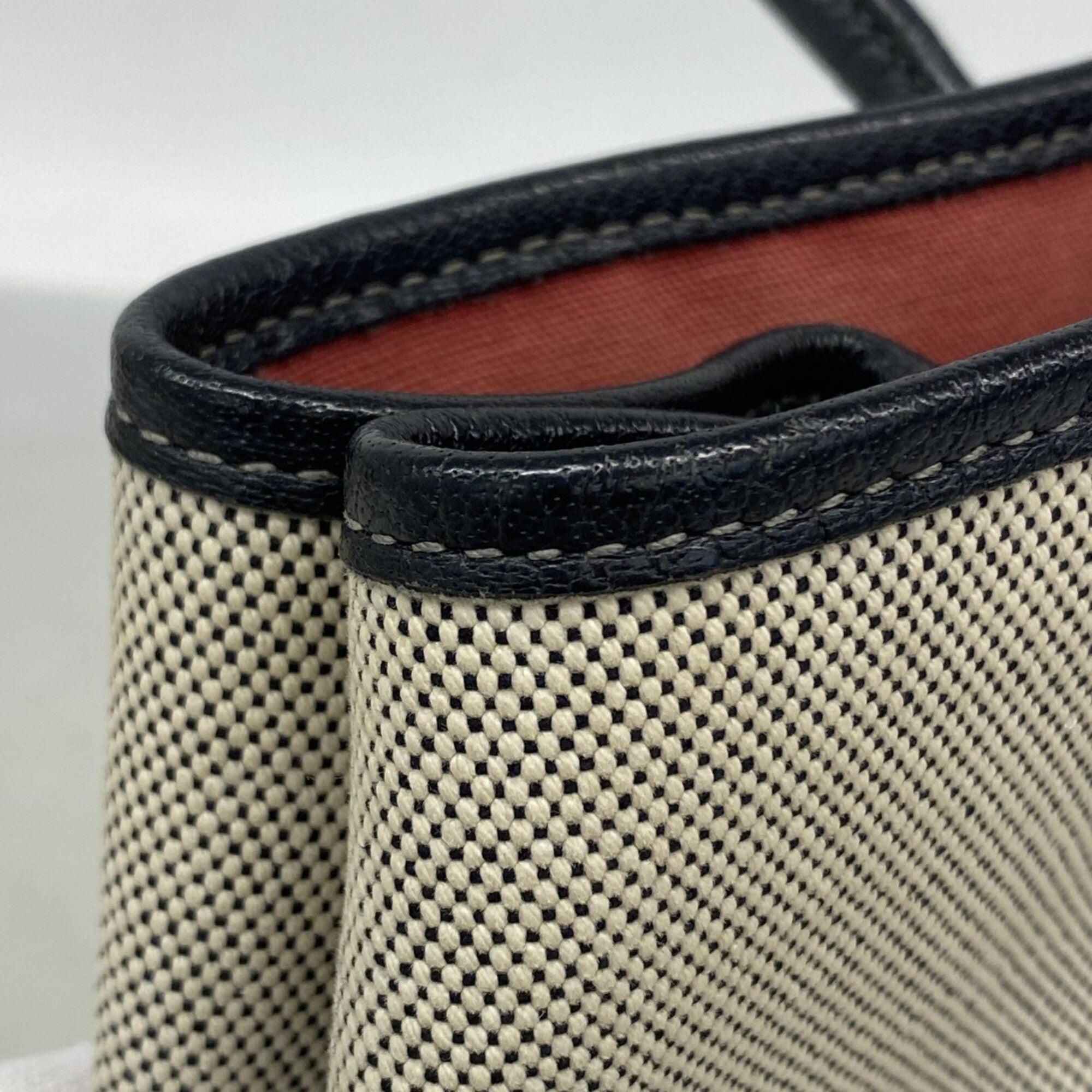 Hermes Black Toile H Tote Bag (Pre-Owned)