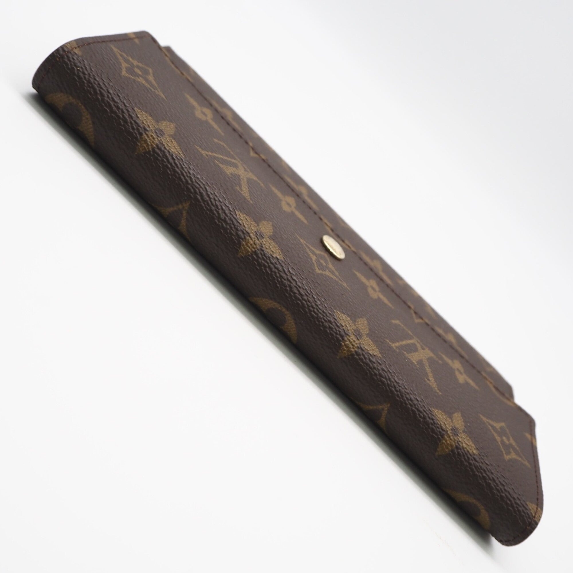 Louis Vuitton Beige Brown Coated Canvas Leather Long Wallet (Bi-Fold) (Pre-Owned)