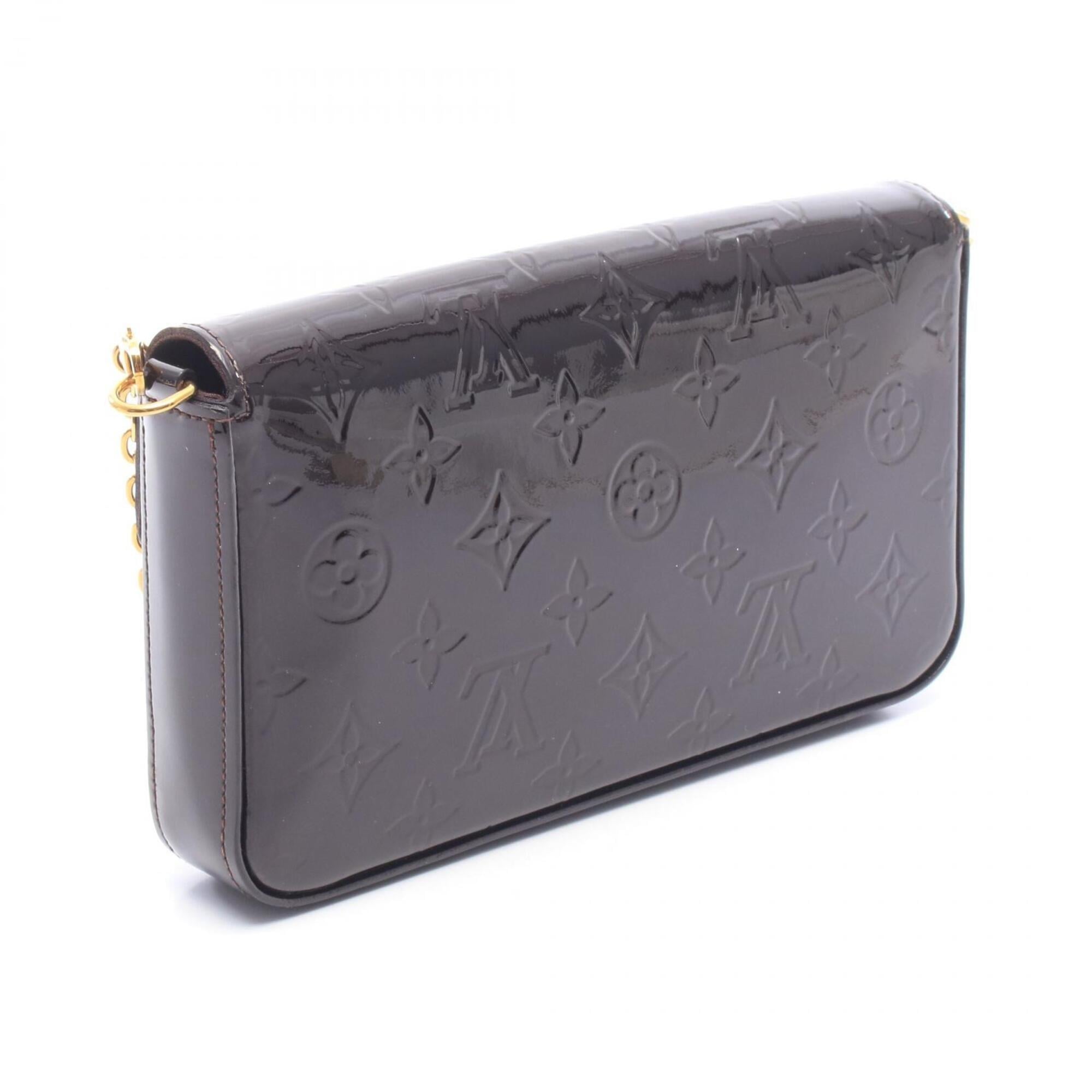 Louis Vuitton Amarante Purple Monogram Vernis Handbag Pochette Shoulder Bag (Pre-Owned)