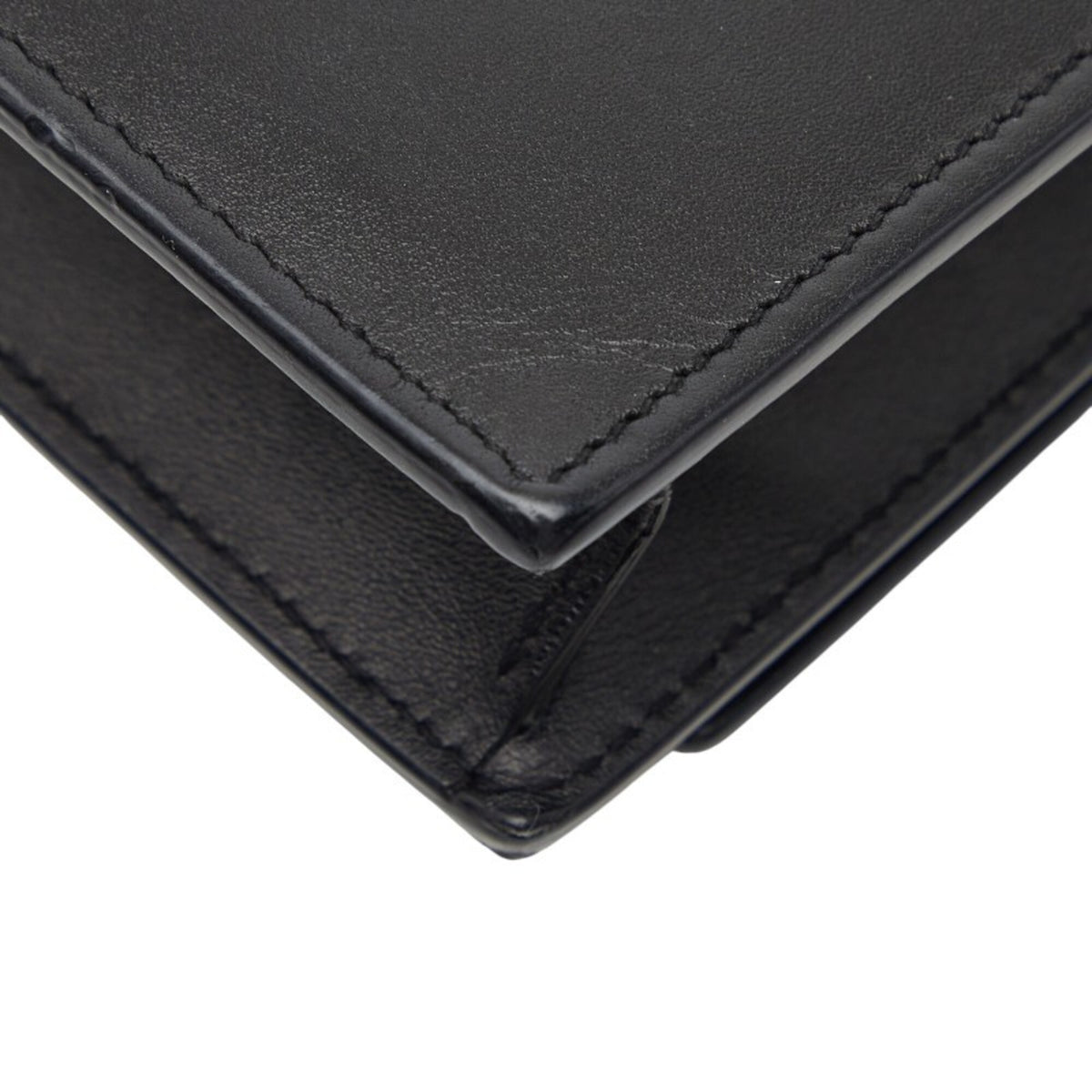 Saint Laurent Black Leather Shoulder Bag (Pre-Owned)