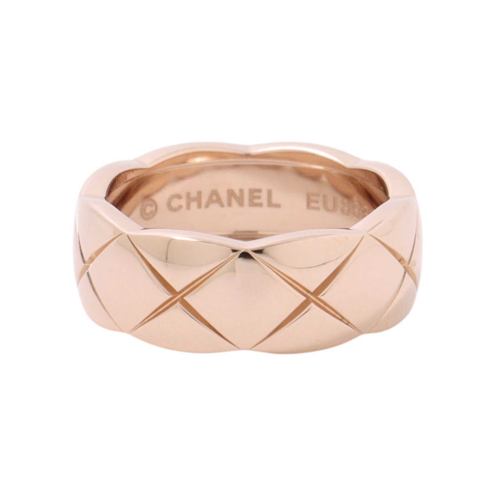 Chanel Pink Gold (18K) Band Ring (Pre-Owned)