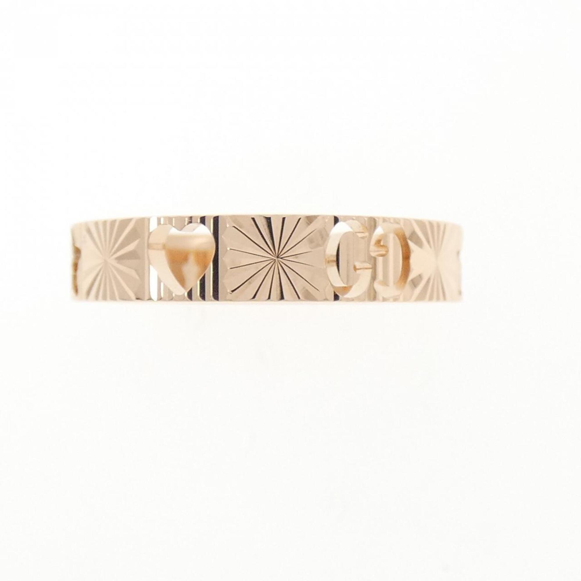 Gucci Pink Gold Pink Gold (18K) Band Ring (Pre-Owned)