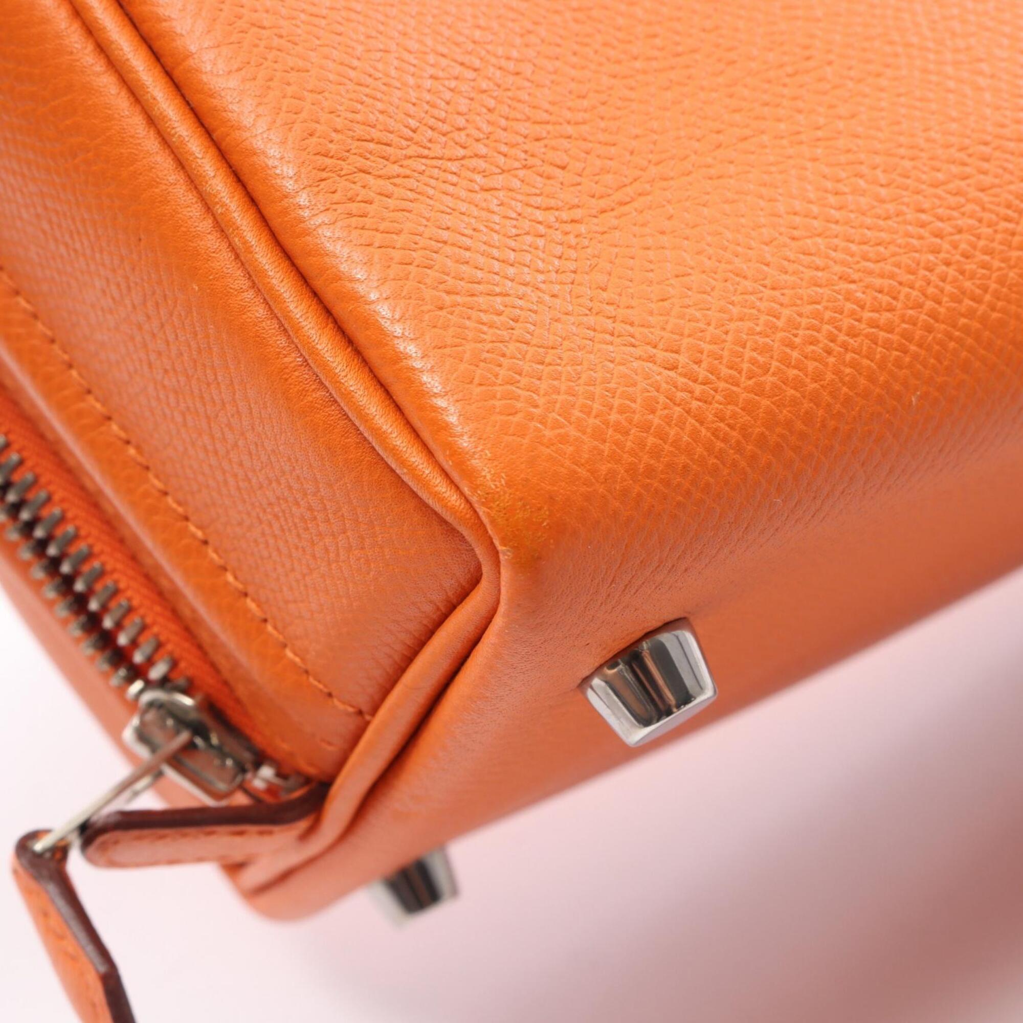 Hermes Orange Epsom Leather Handbag (Pre-Owned)