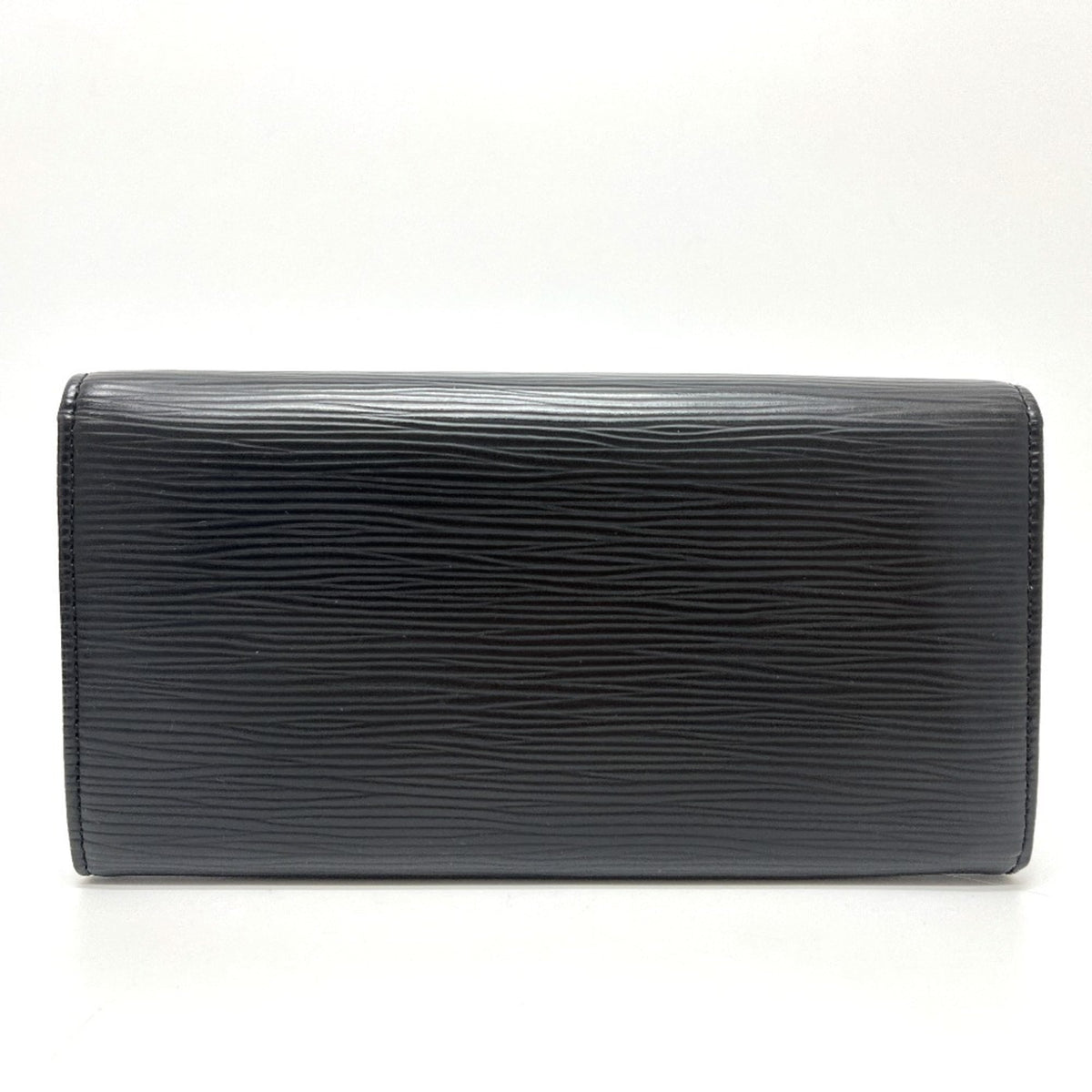Louis Vuitton Black Epi Leather Long Wallet (Bi-Fold) (Pre-Owned)