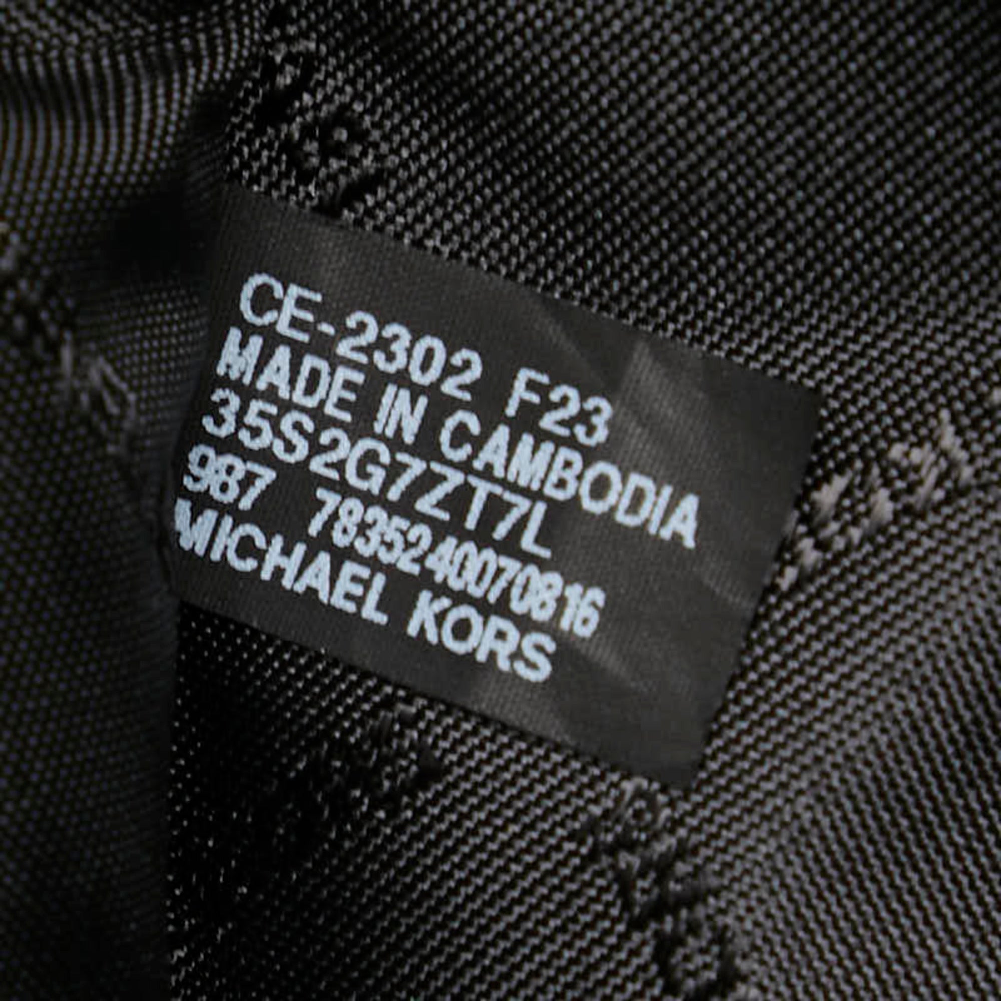 Michael Kors Black Leather Shoulder Bag Tote Bag (Pre-Owned)