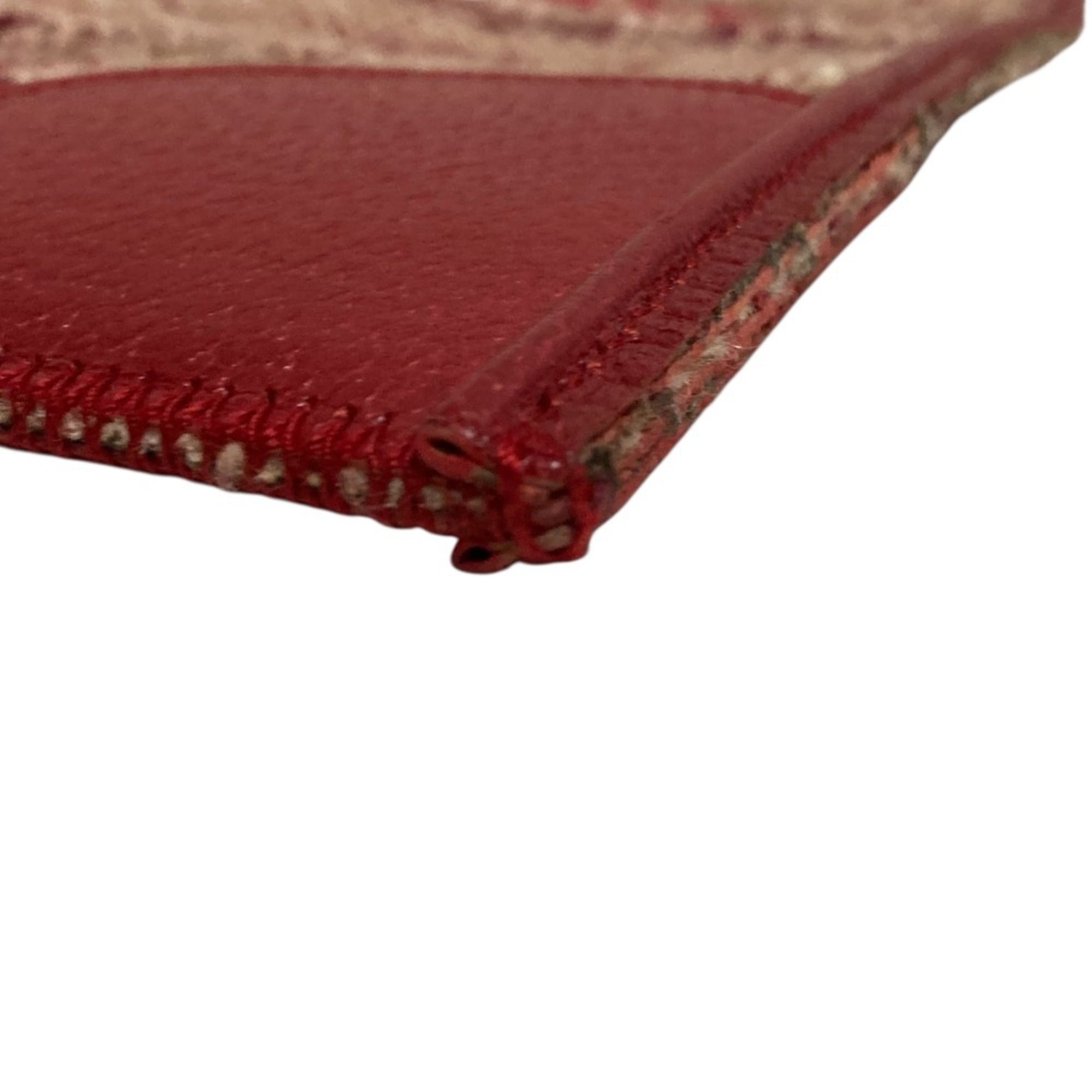Prada Red Color Tweed Handbag (Pre-Owned)
