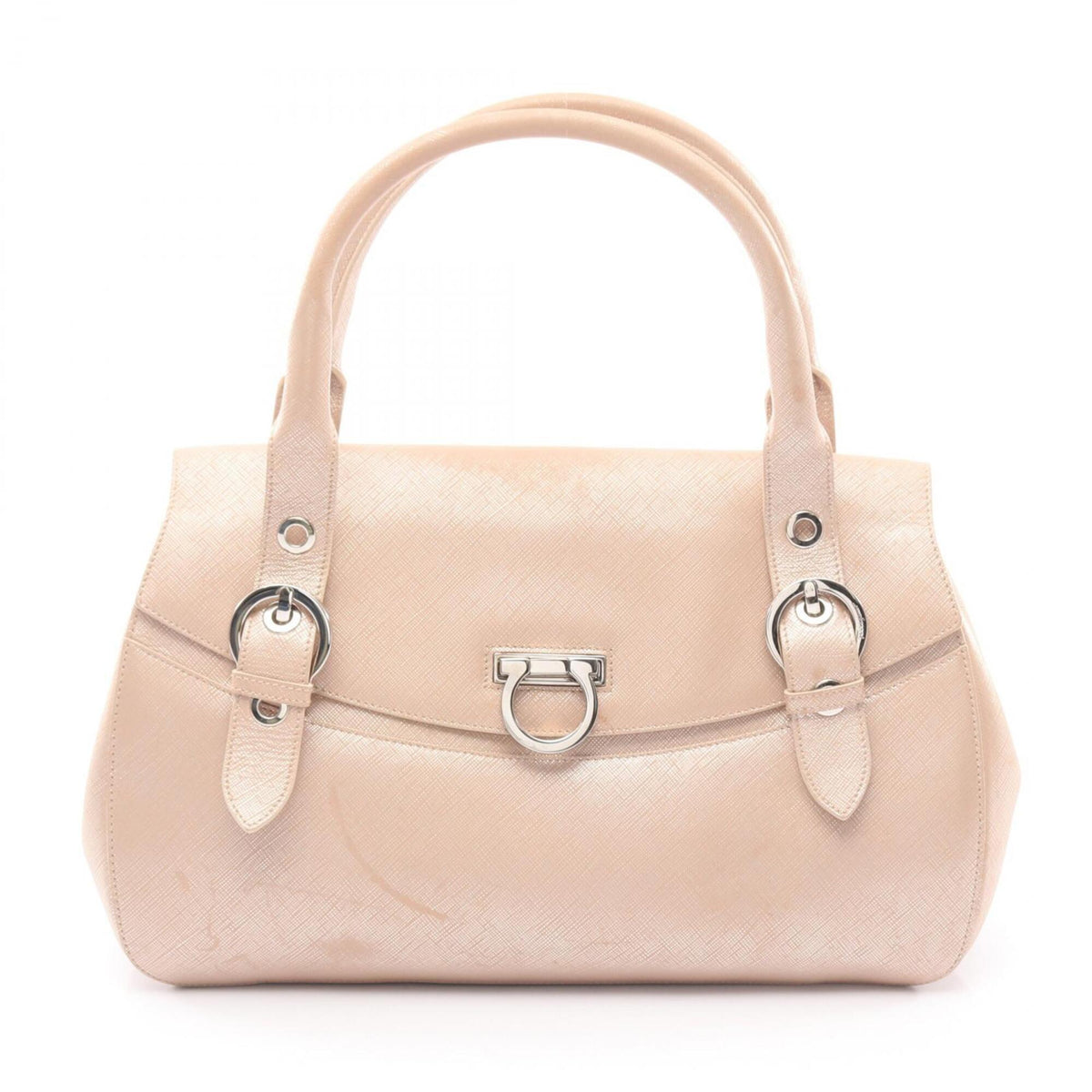Salvatore Ferragamo Pink Leather Handbag (Pre-Owned)