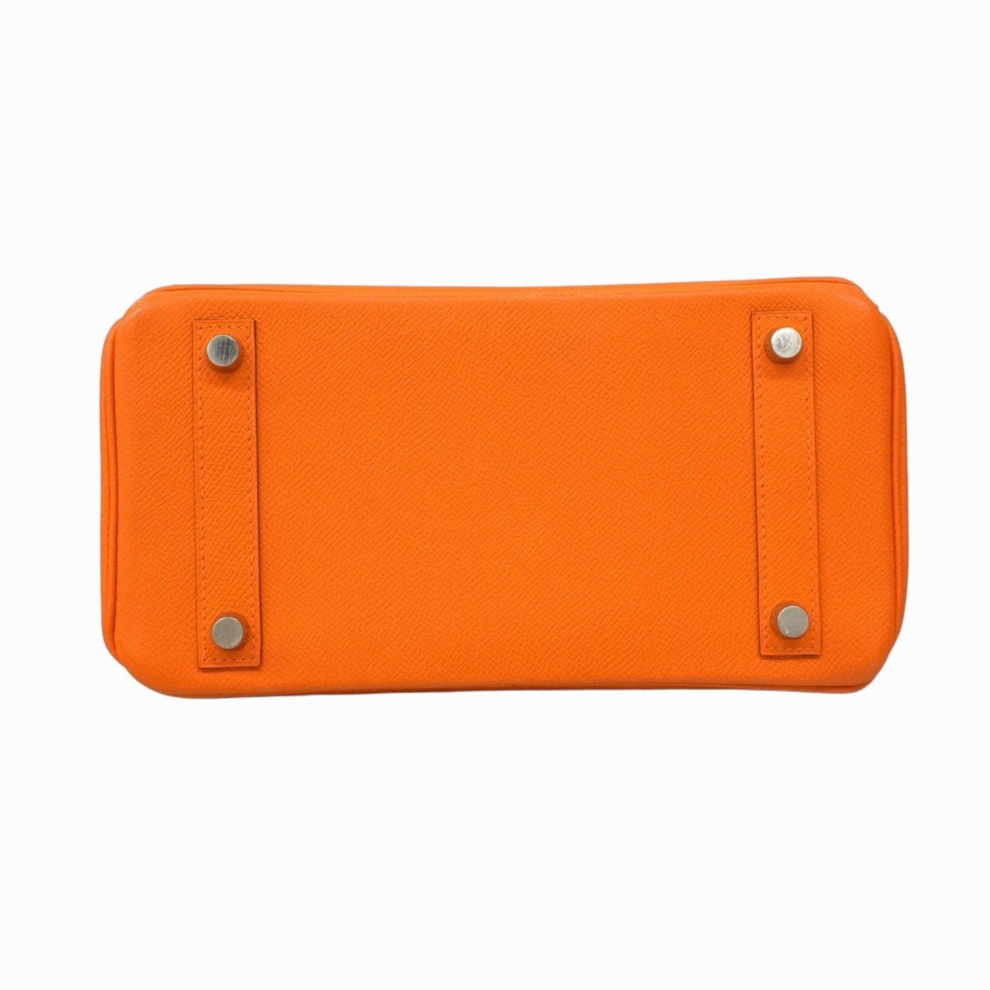 Hermes Orange Epsom Leather Handbag (Pre-Owned)