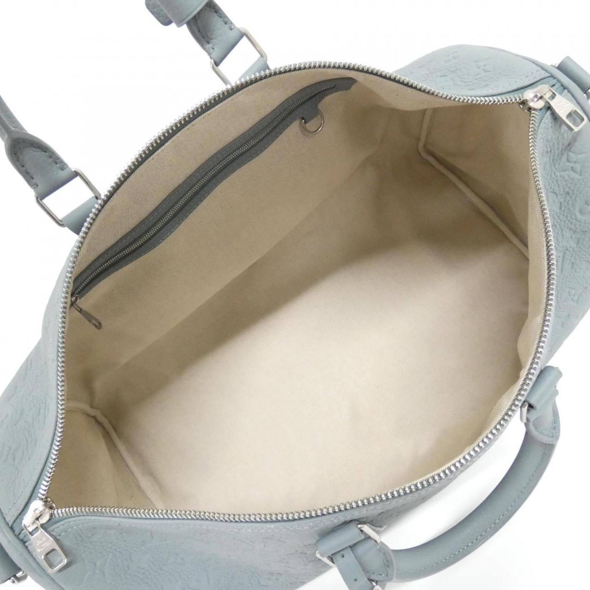 Louis Vuitton Green Vert Leather Boston Bag (Pre-Owned)