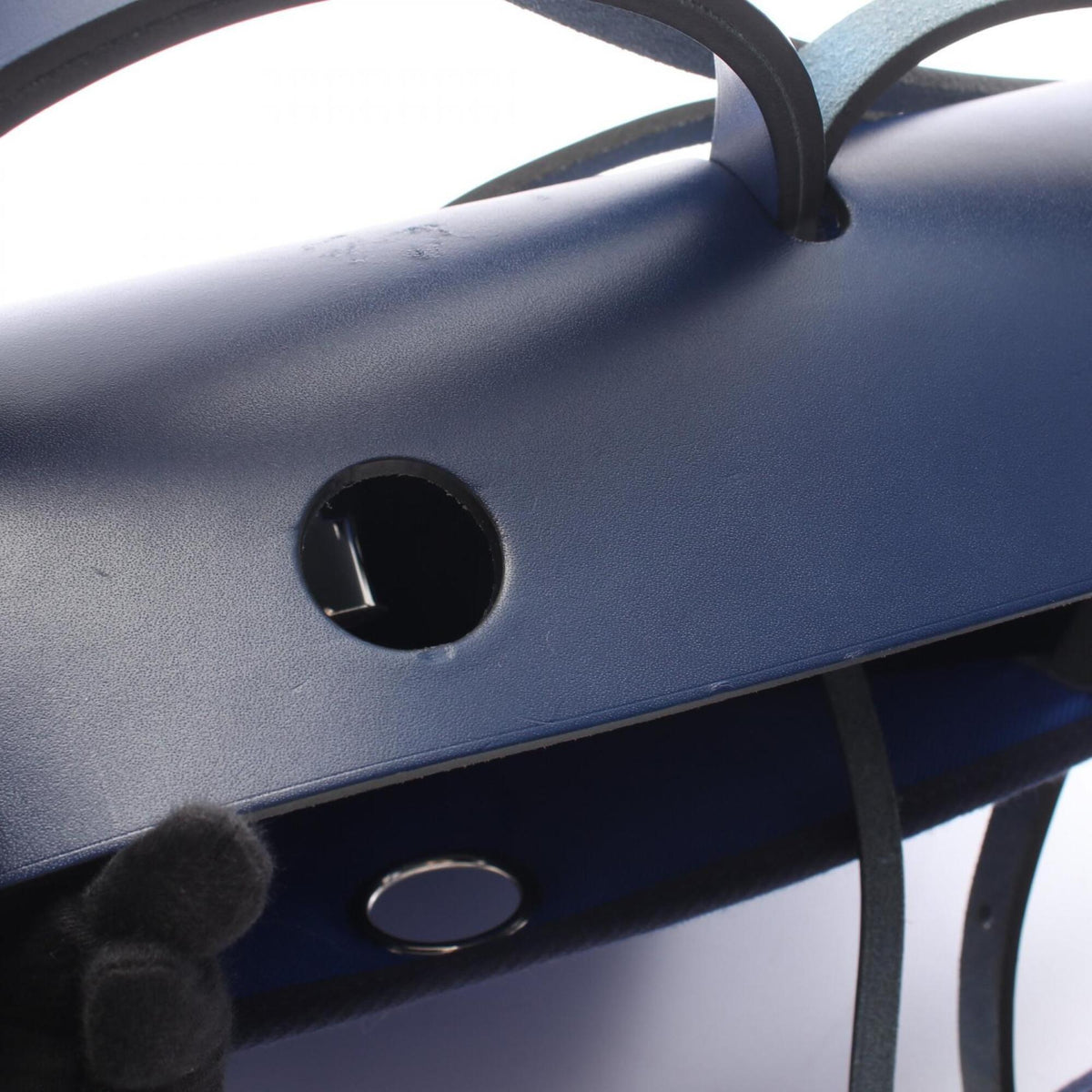Hermes Blue Navy Handbag Pouch (Pre-Owned)