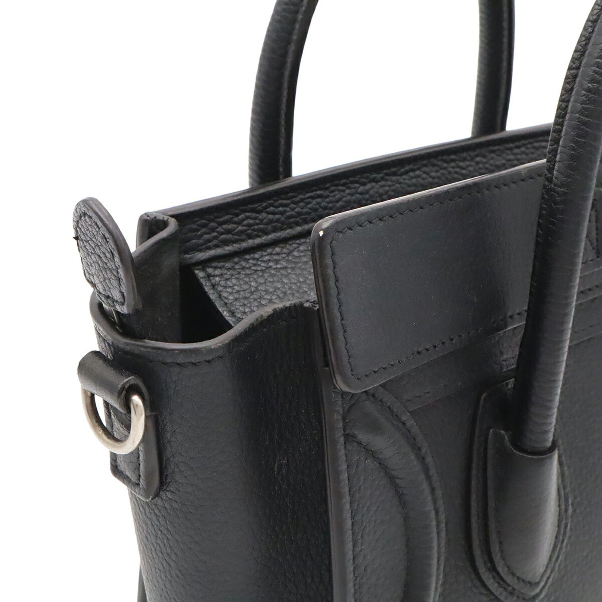 Celine Black Leather Handbag (Pre-Owned)