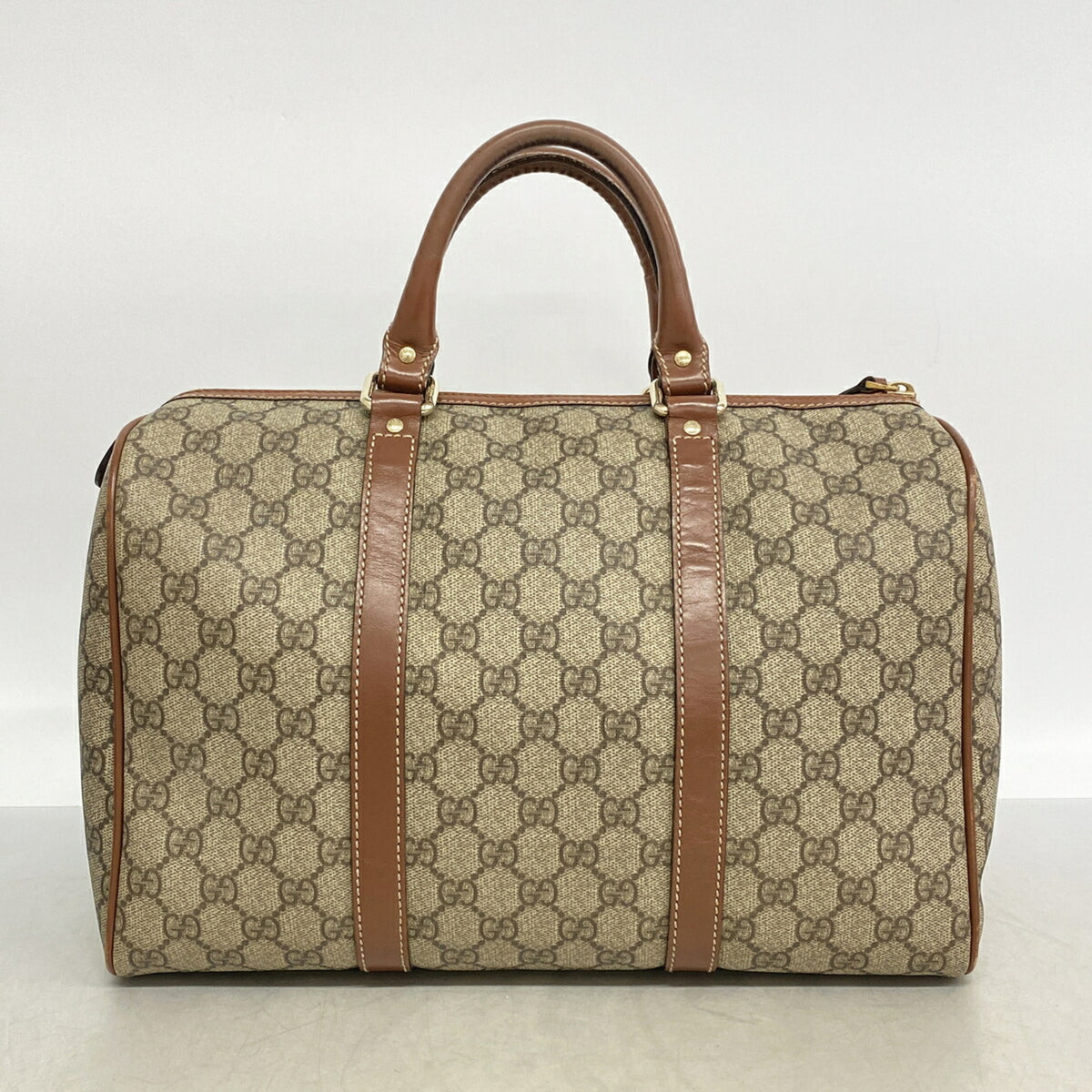 Gucci Brown Pvc Handbag (Pre-Owned)