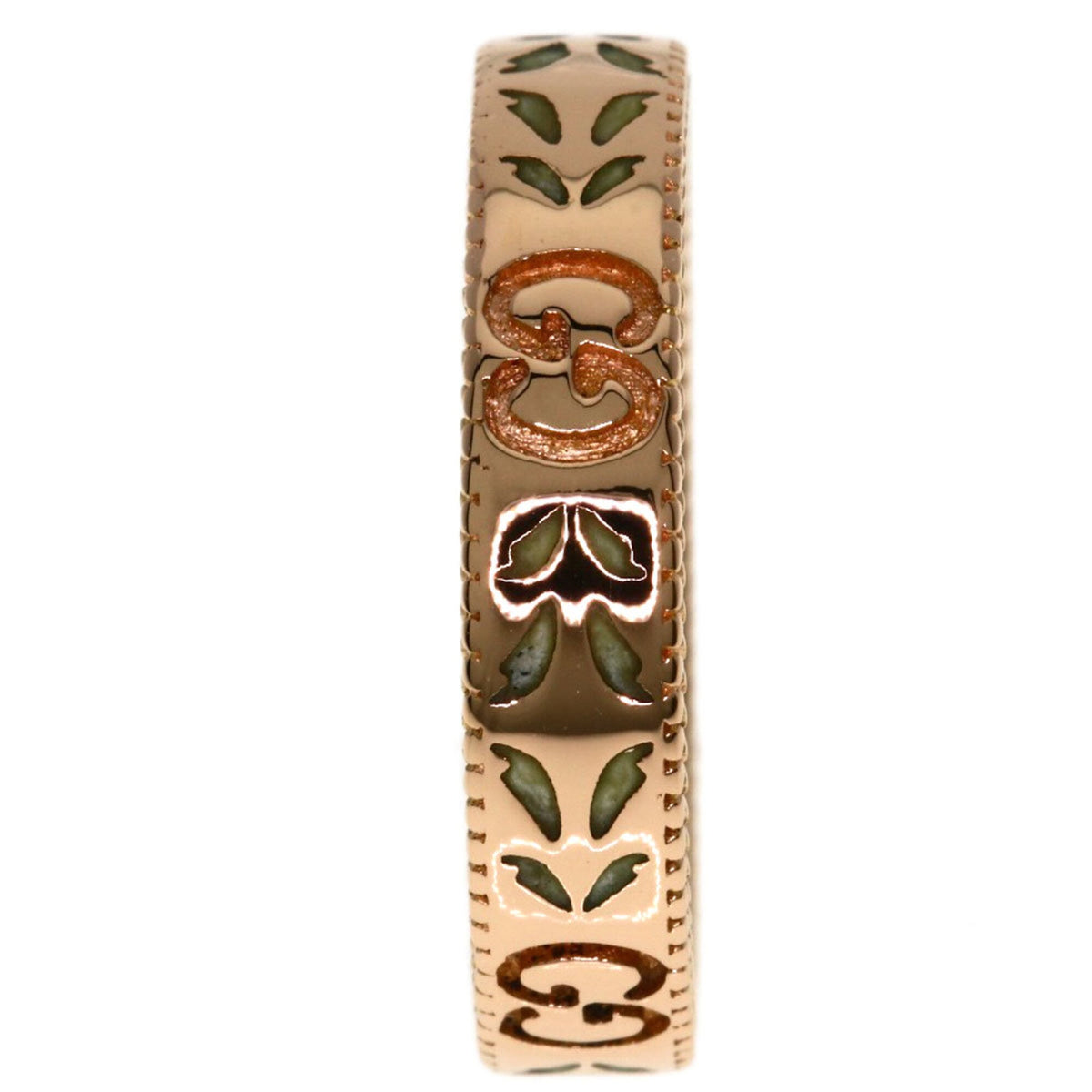 Gucci Icon Pink Gold (18K) Band Ring (Pre-Owned)