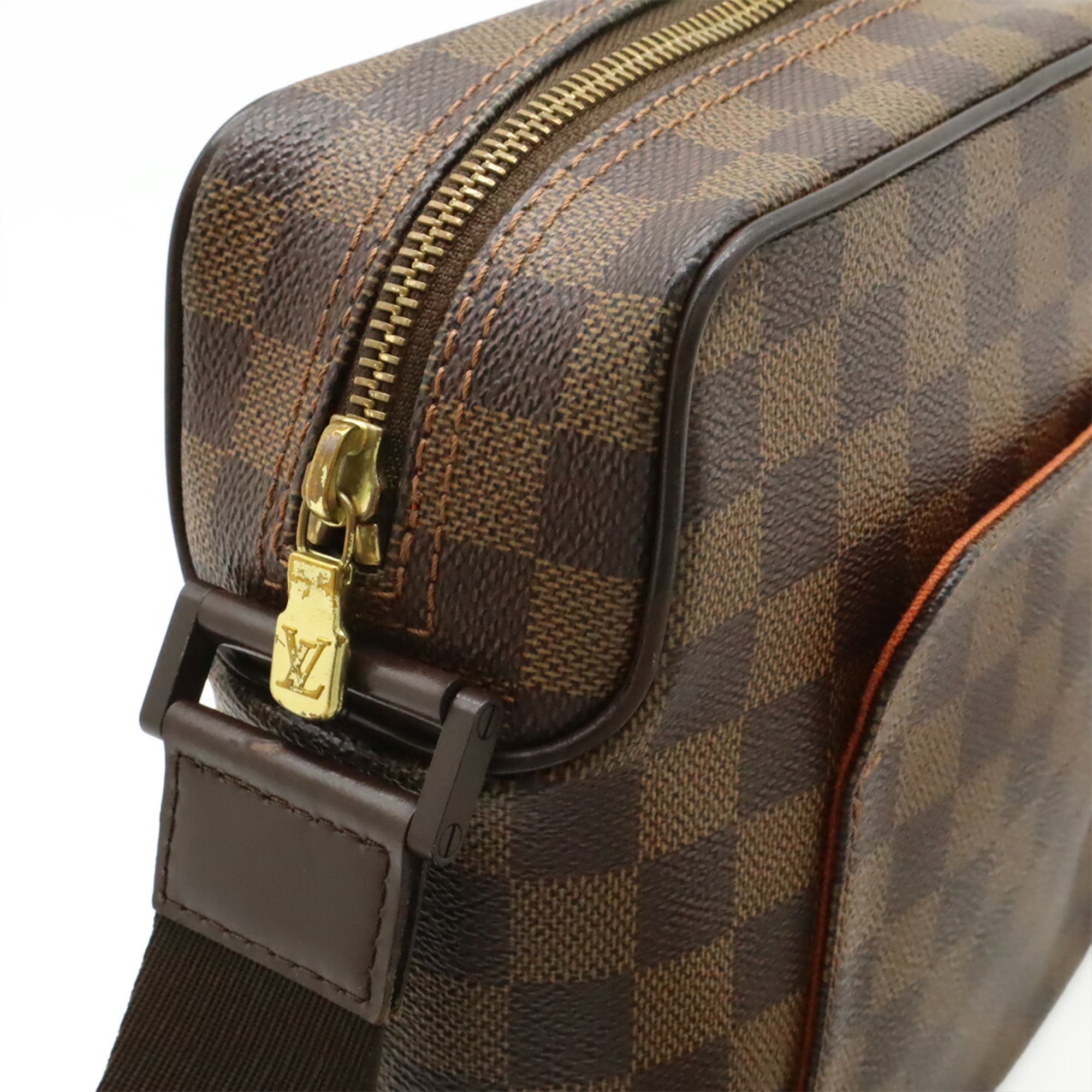 Louis Vuitton Brown Pvc Coated Canvas Damier Canvas Pochette Shoulder Bag (Pre-Owned)