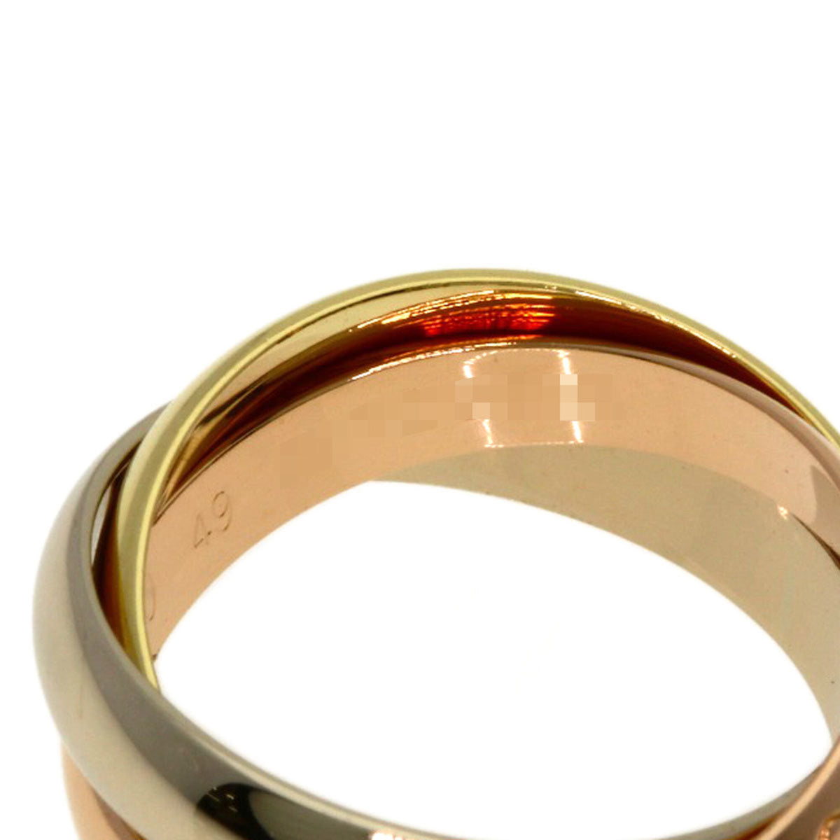 Cartier Trinity Yellow Gold (18K) Pink Gold (18K) White Gold (18K) Band Ring (Pre-Owned)