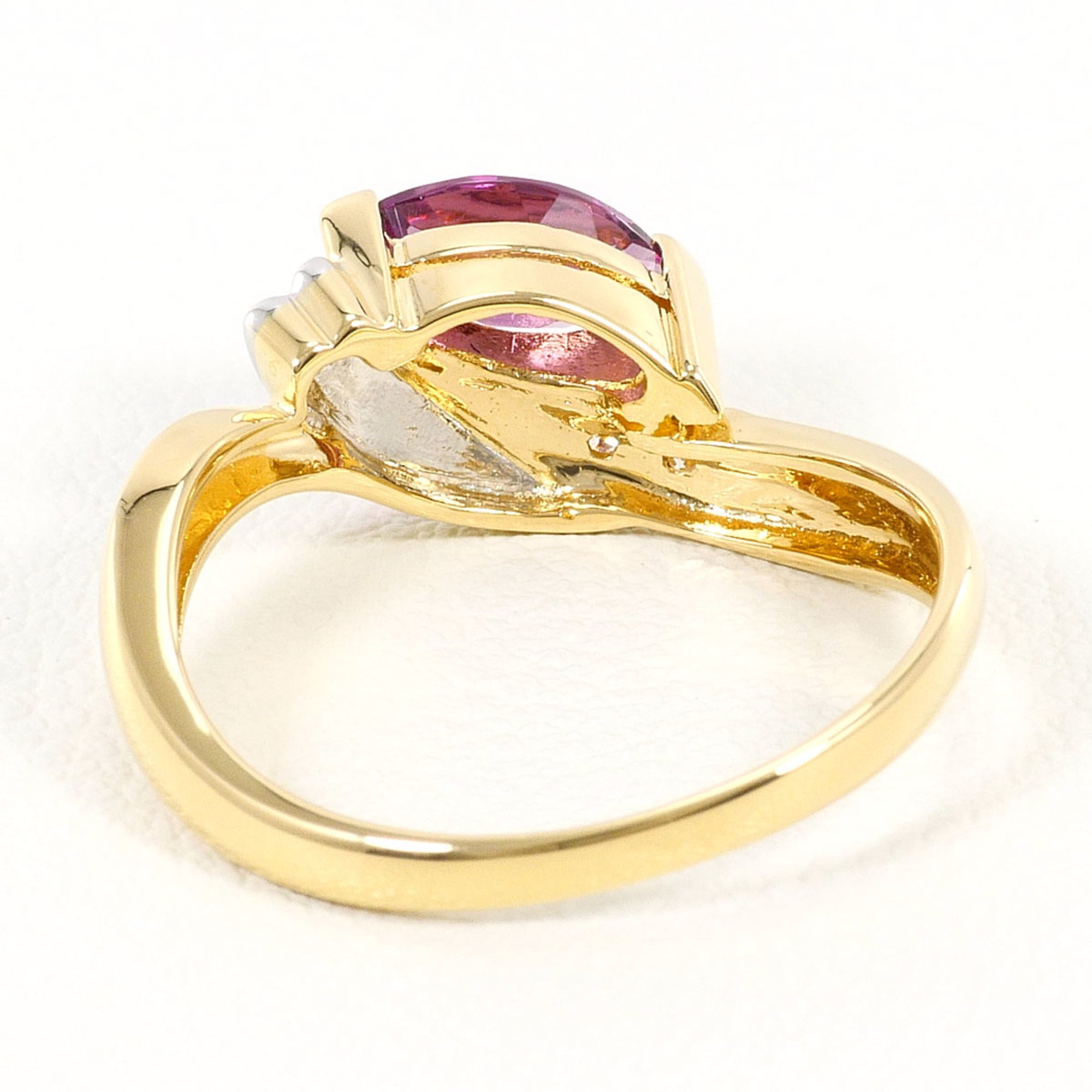 Unbranded Platinum Yellow Gold Yellow Gold (18K) Platinum Band Ring (Pre-Owned)