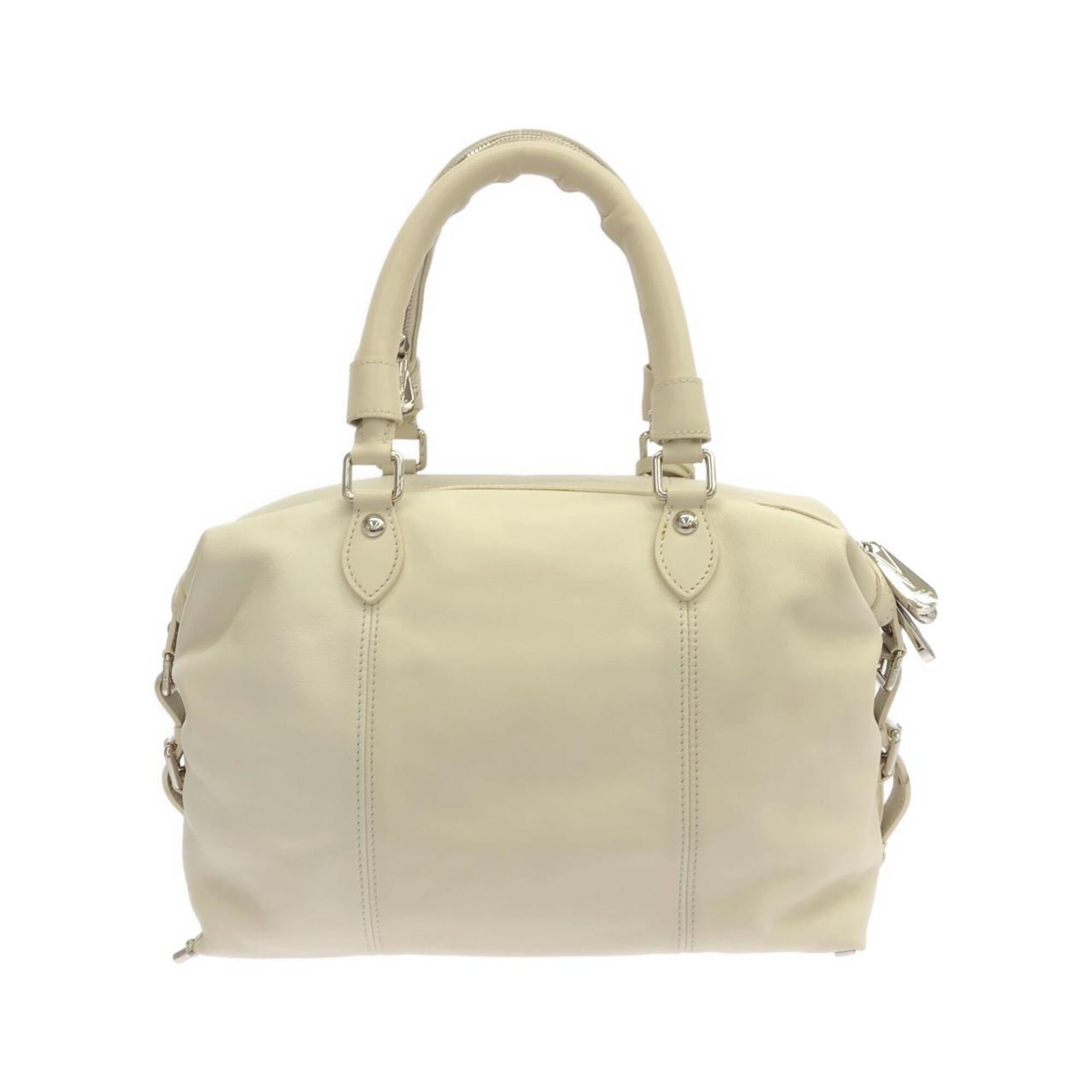 Louis Vuitton Ivory Leather Handbag (Pre-Owned)