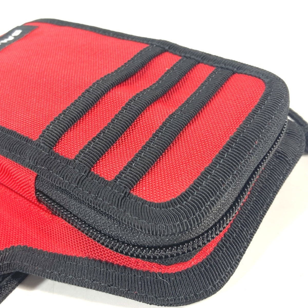 Balenciaga Black Red Color Nylon Pouch (Pre-Owned)