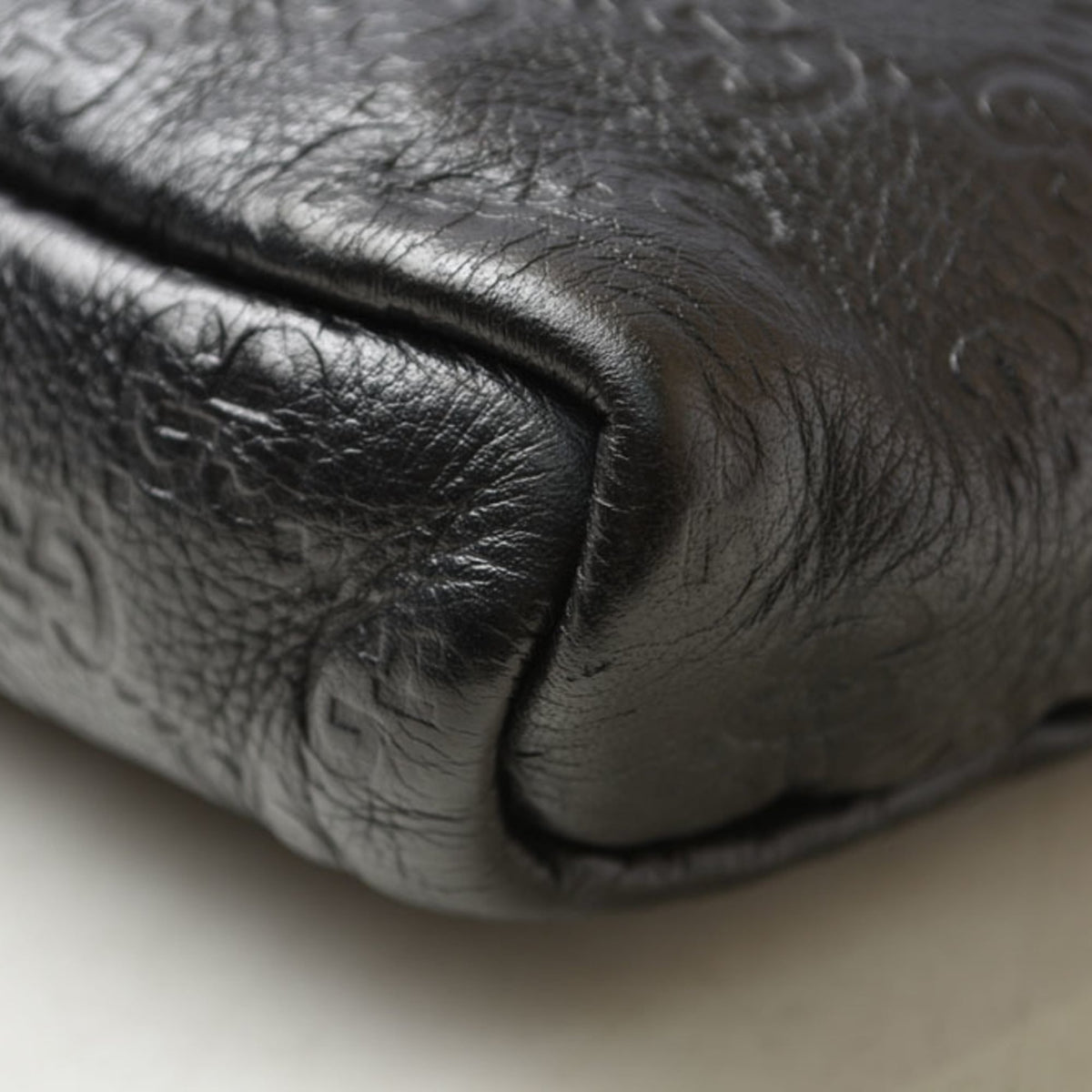Gucci Black Leather Shoulder Bag (Pre-Owned)